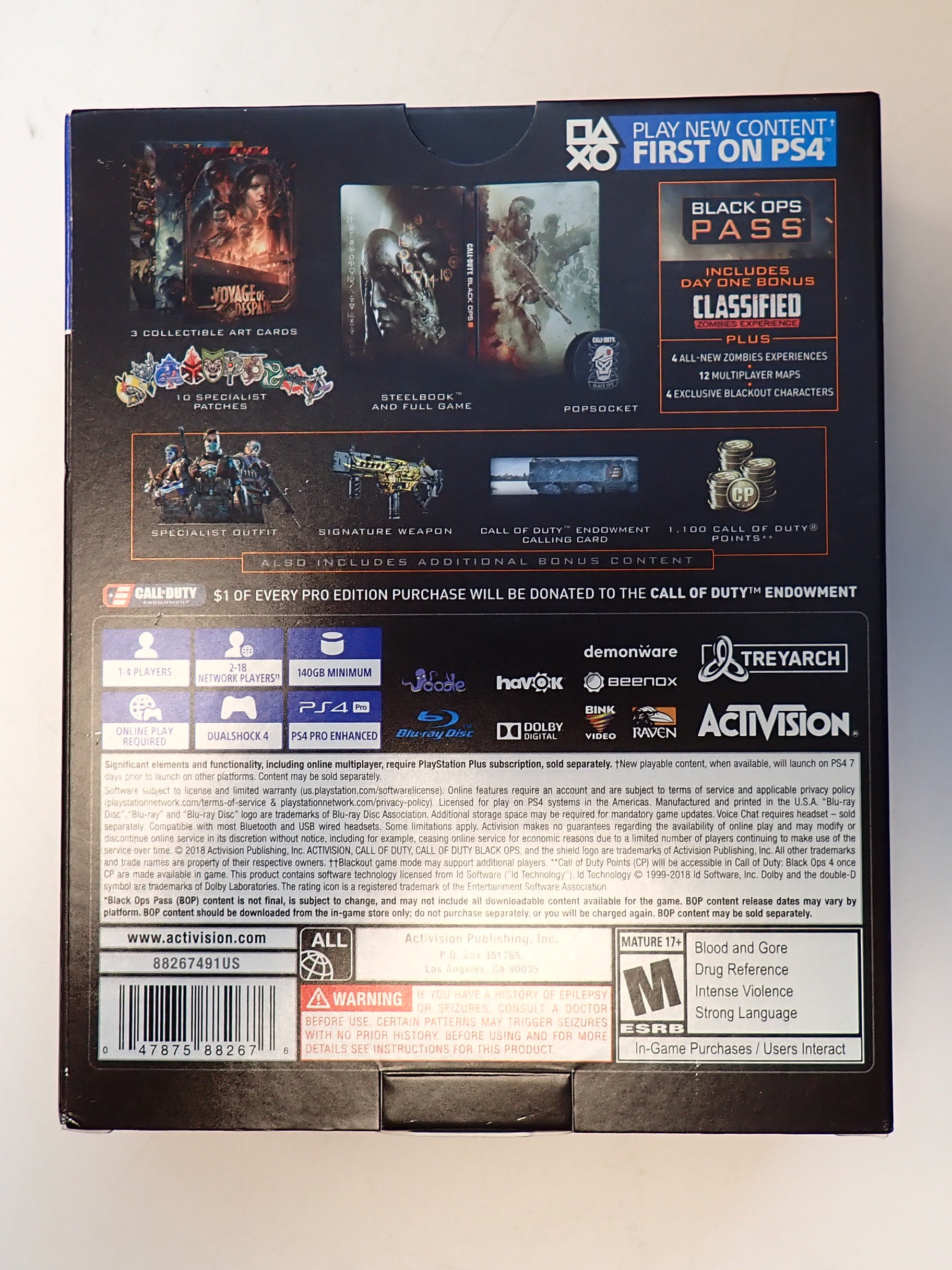 Call of Duty Black Ops Pro Edition - PS4