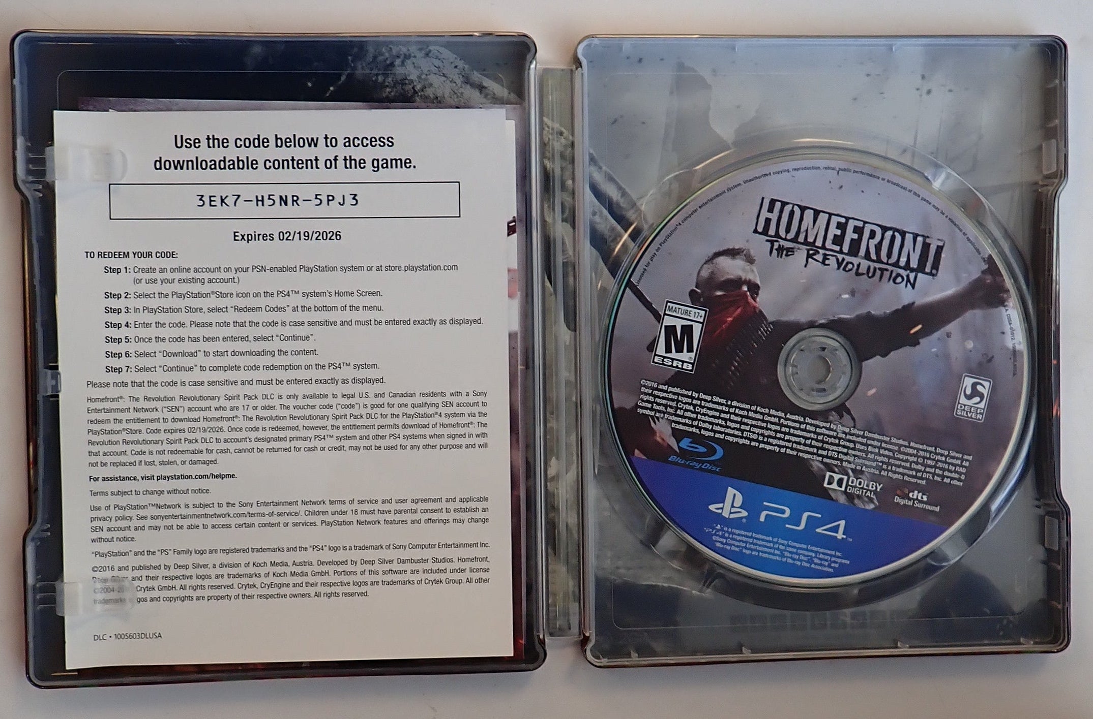 Homefront the Revolution (Steelbook Edition) - PS4