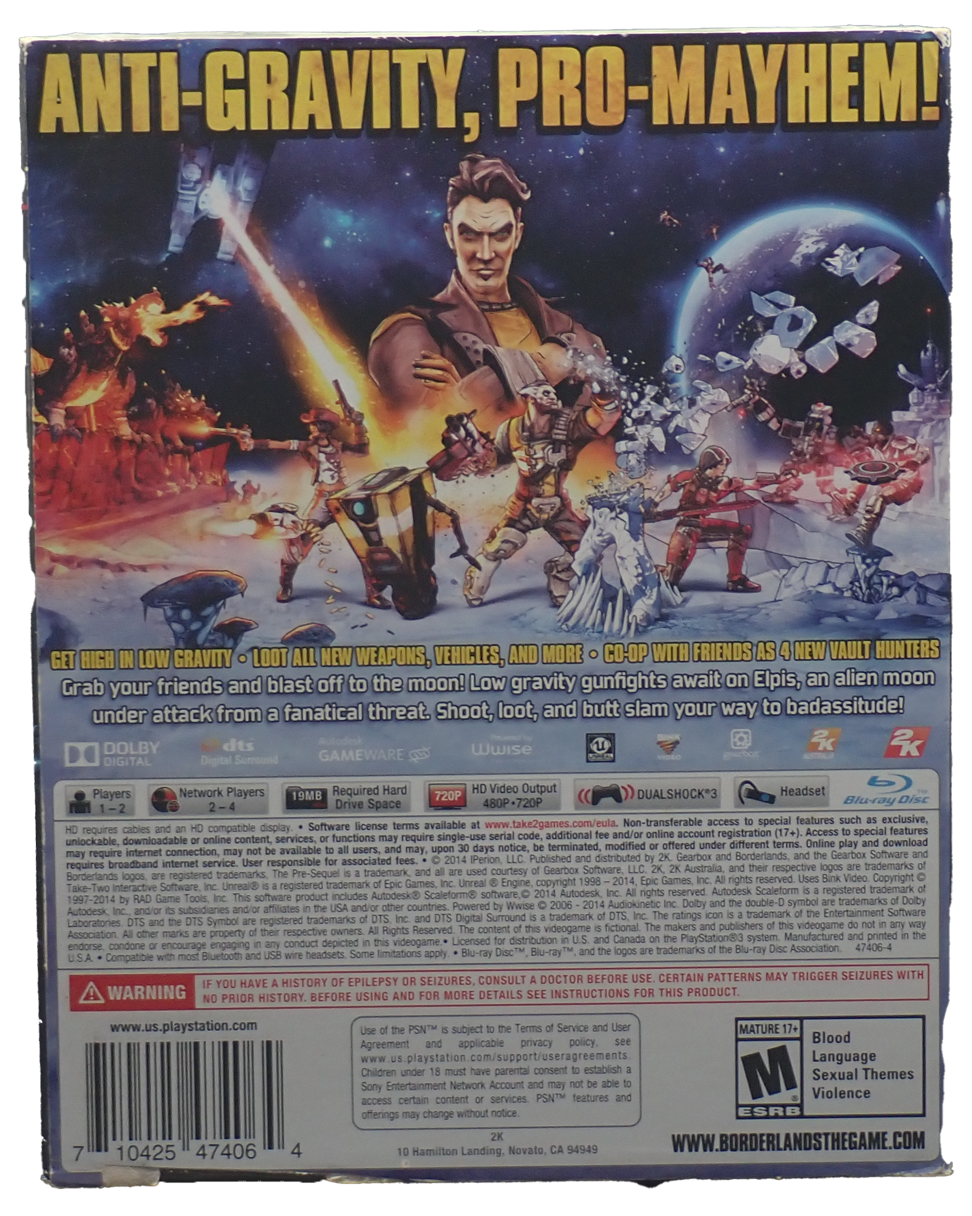Borderlands The Pre-Sequel! - PS3