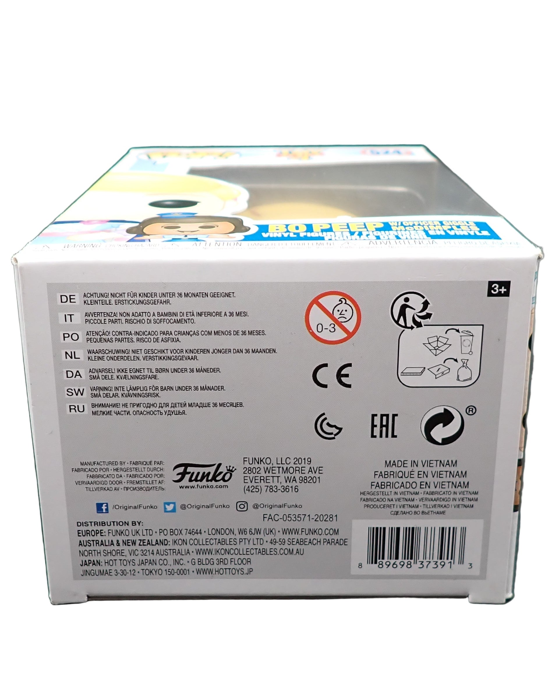 Bo Peep with Officer Giggle McDimples- POP! #524