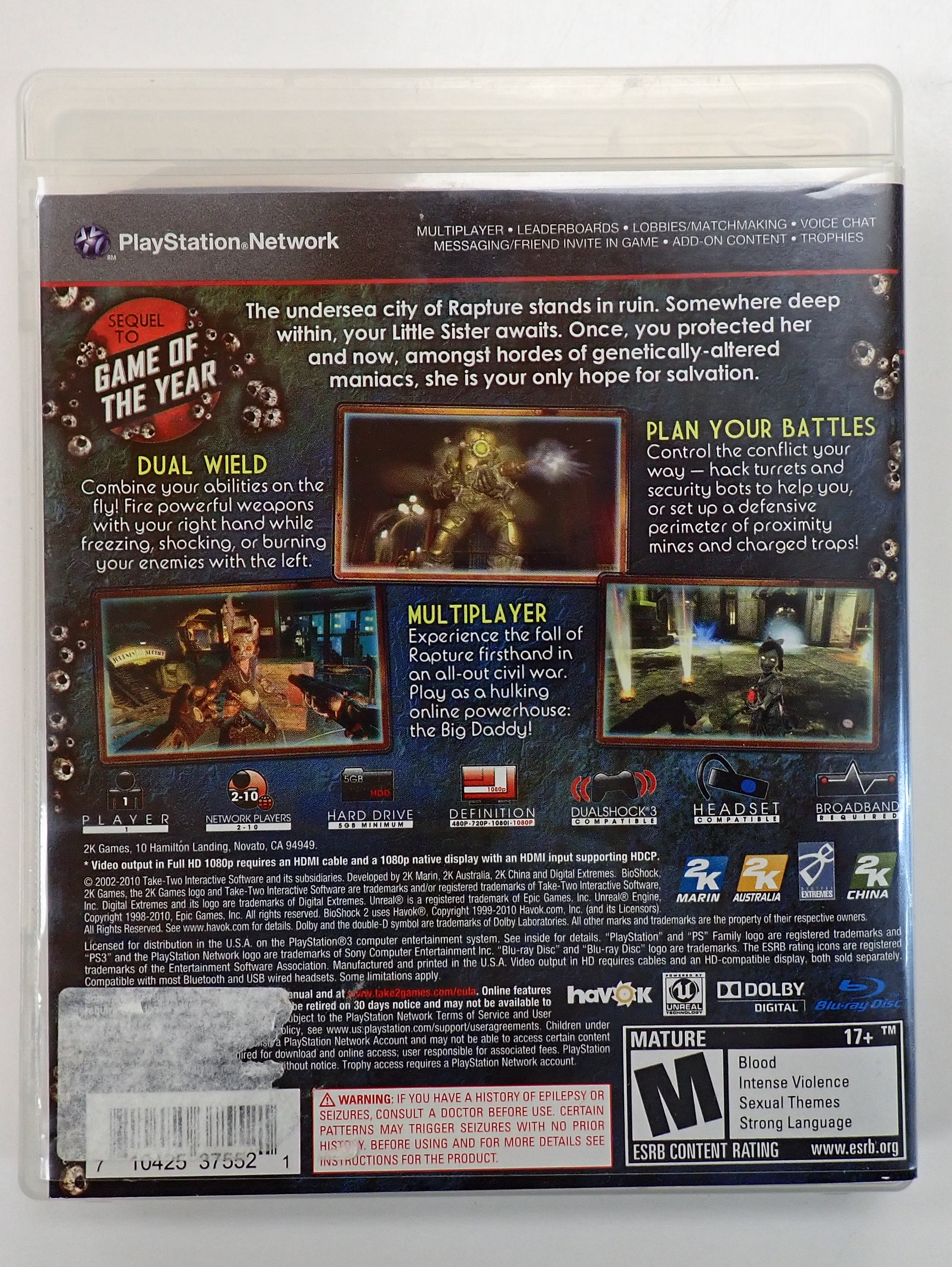 Bioshock 2 - PS3 [Pre-Owned]
