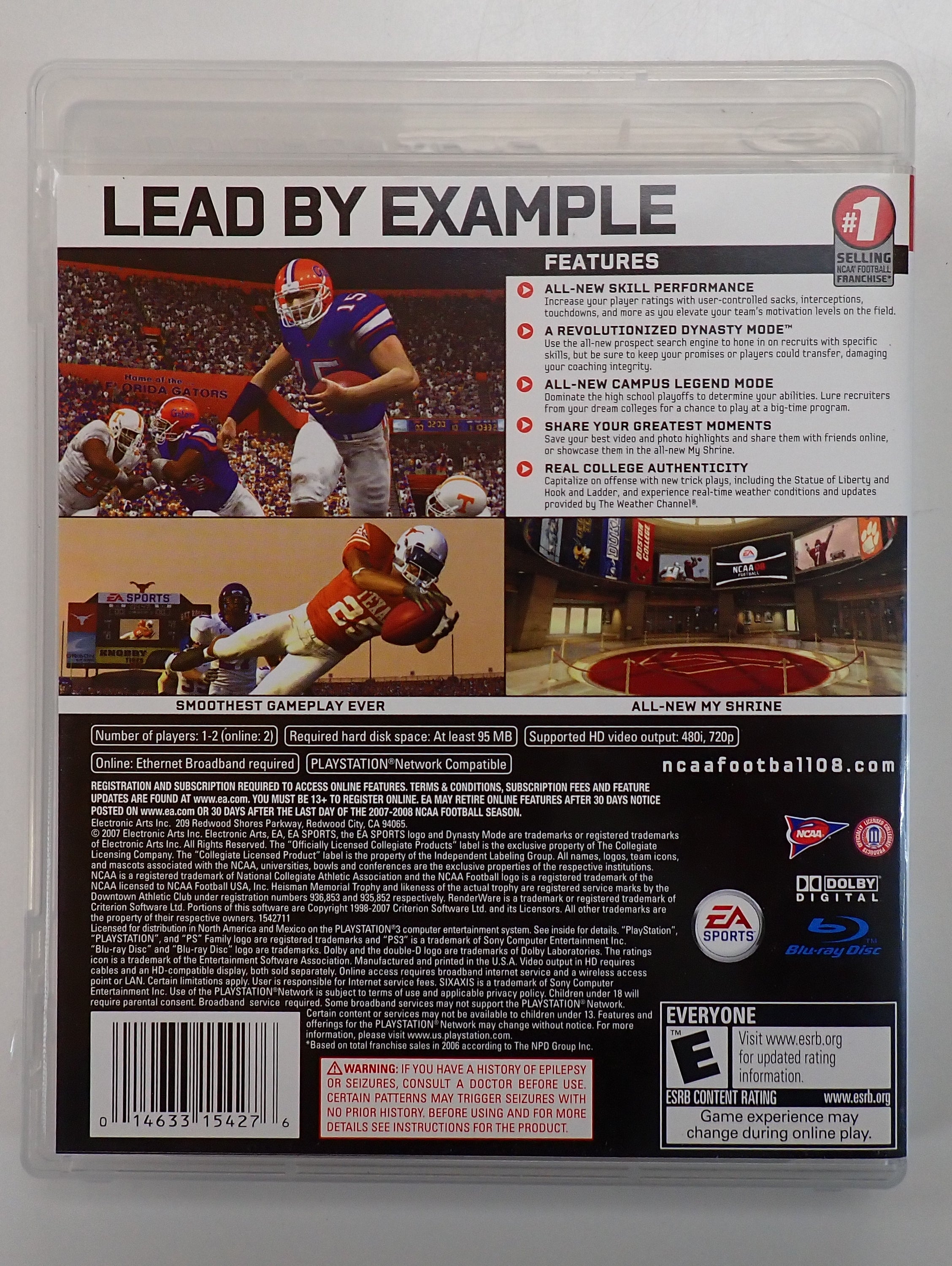 NCAA Football 08 - PS3 [Pre-Owned]