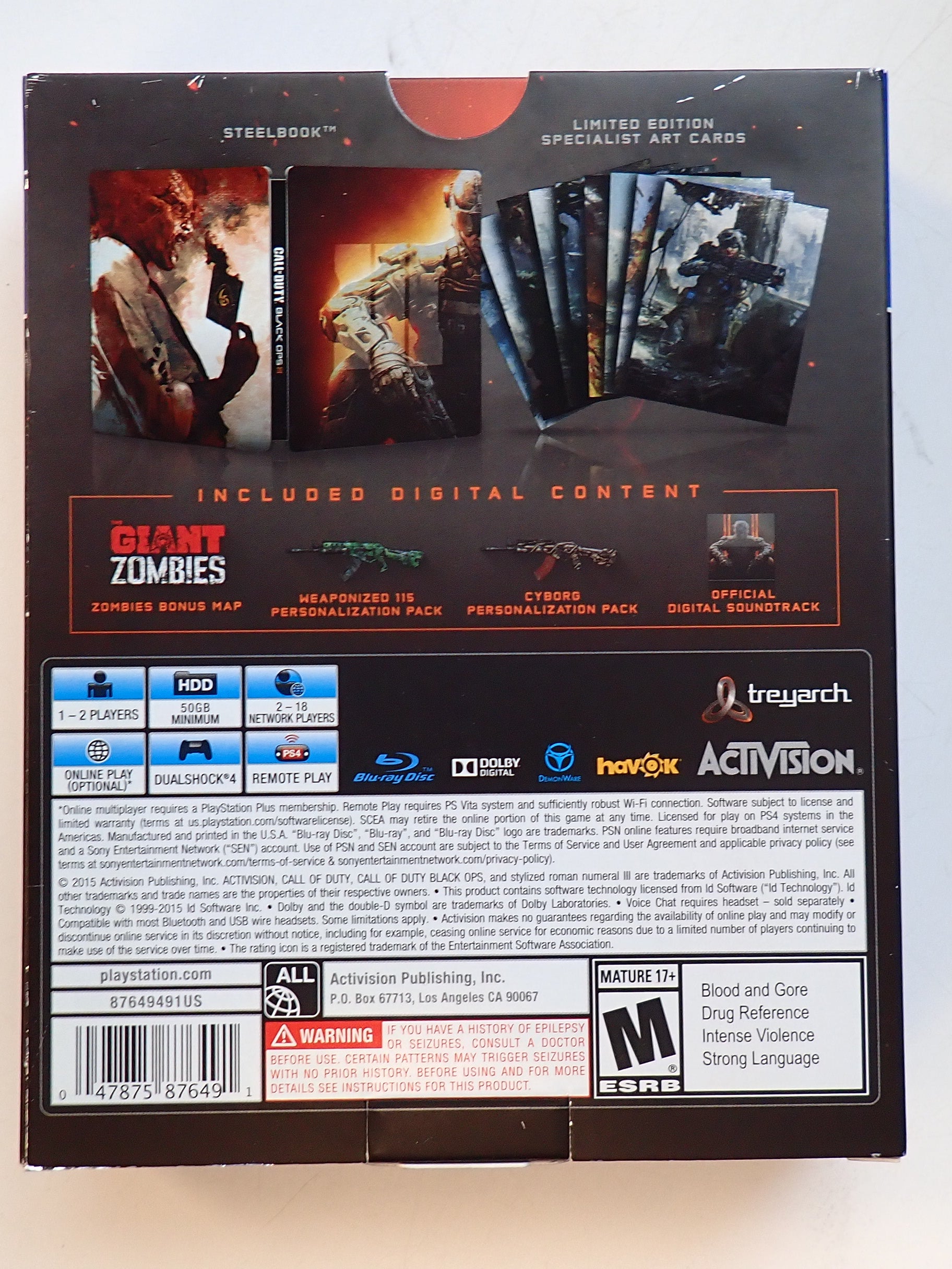 Call of Duty Black Ops III Hardened Edition - PS4