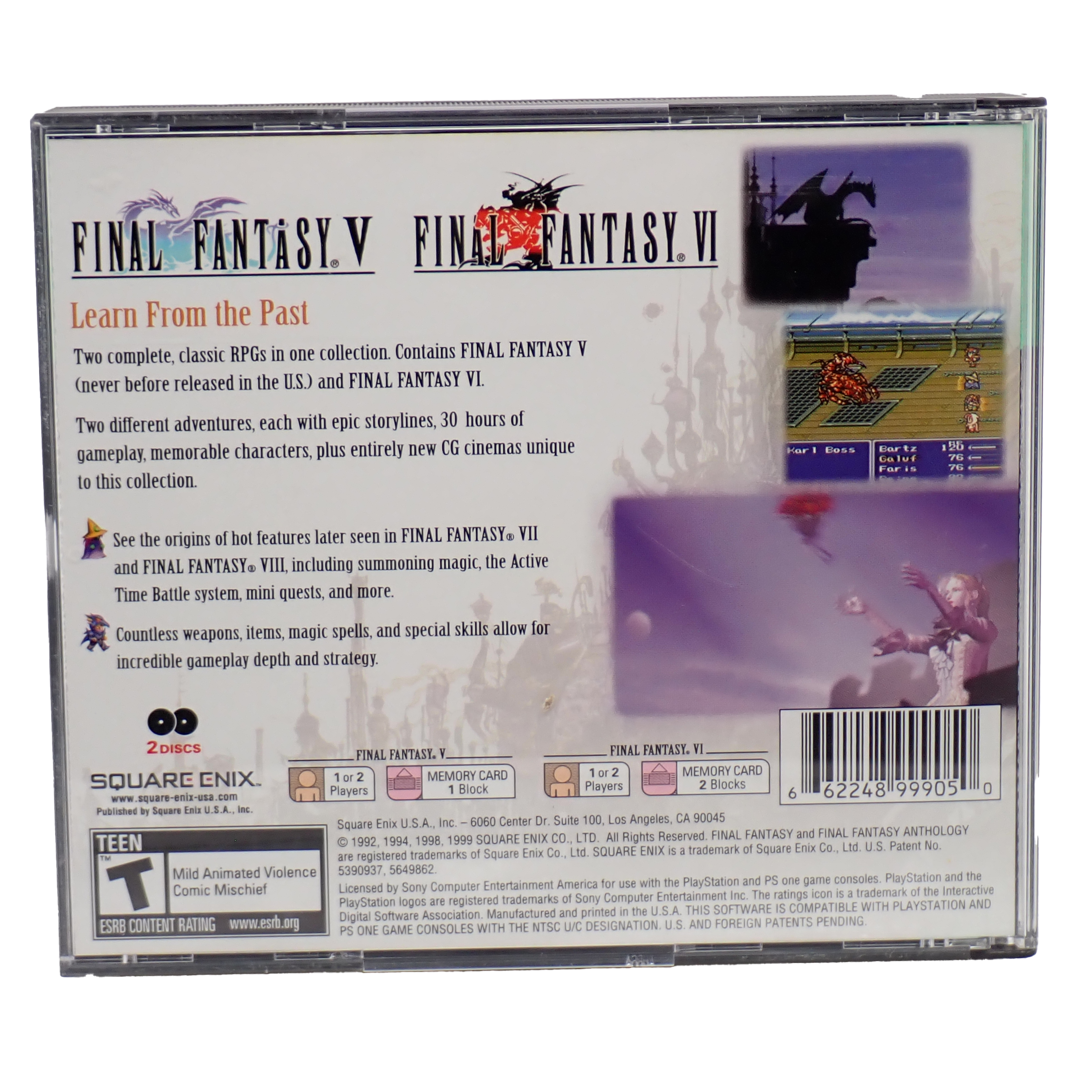 Final Fantasy Anthology [Greatest Hits] - PS1
