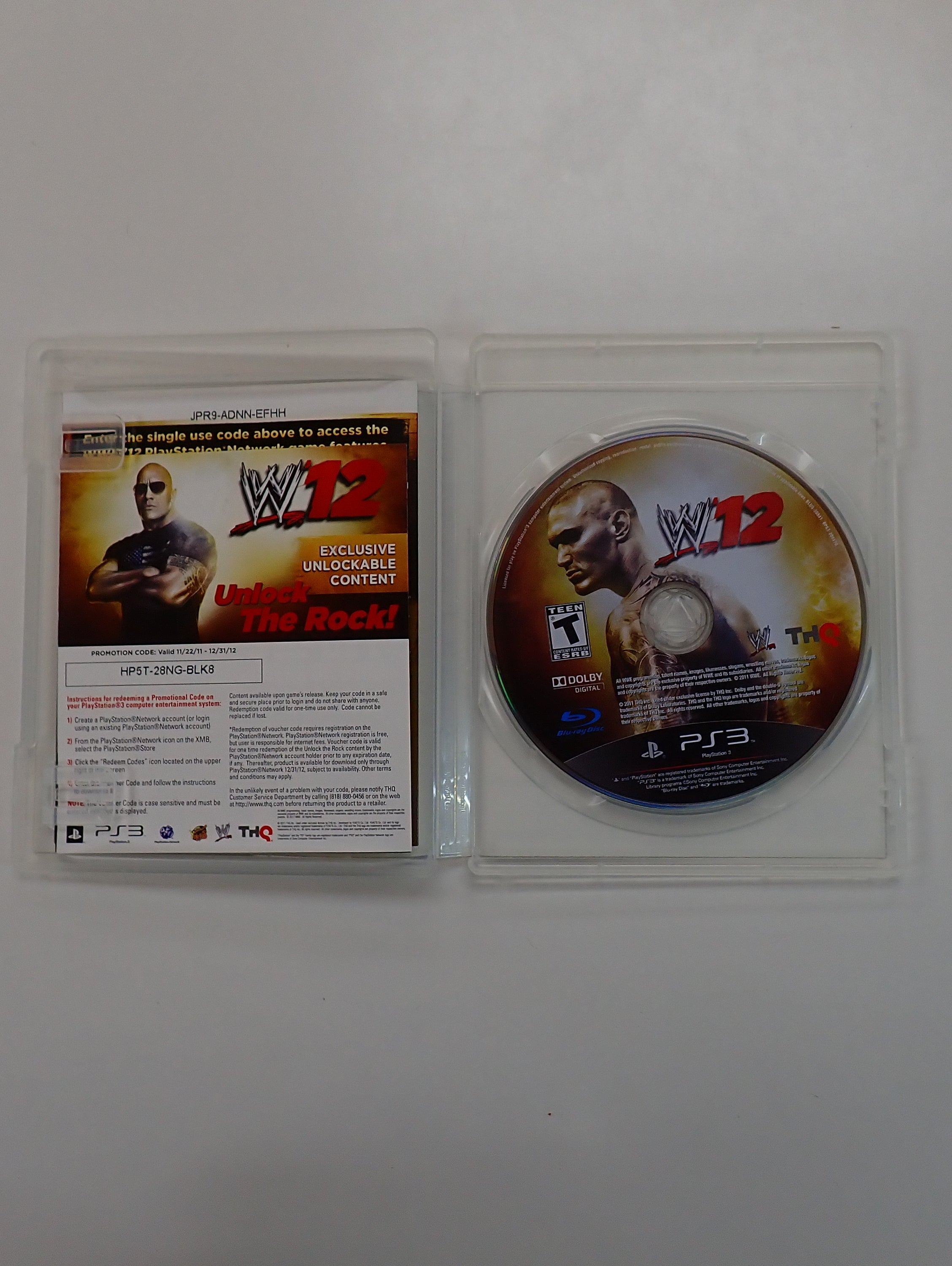 WWE 12 - PS3 [Pre-Owned]