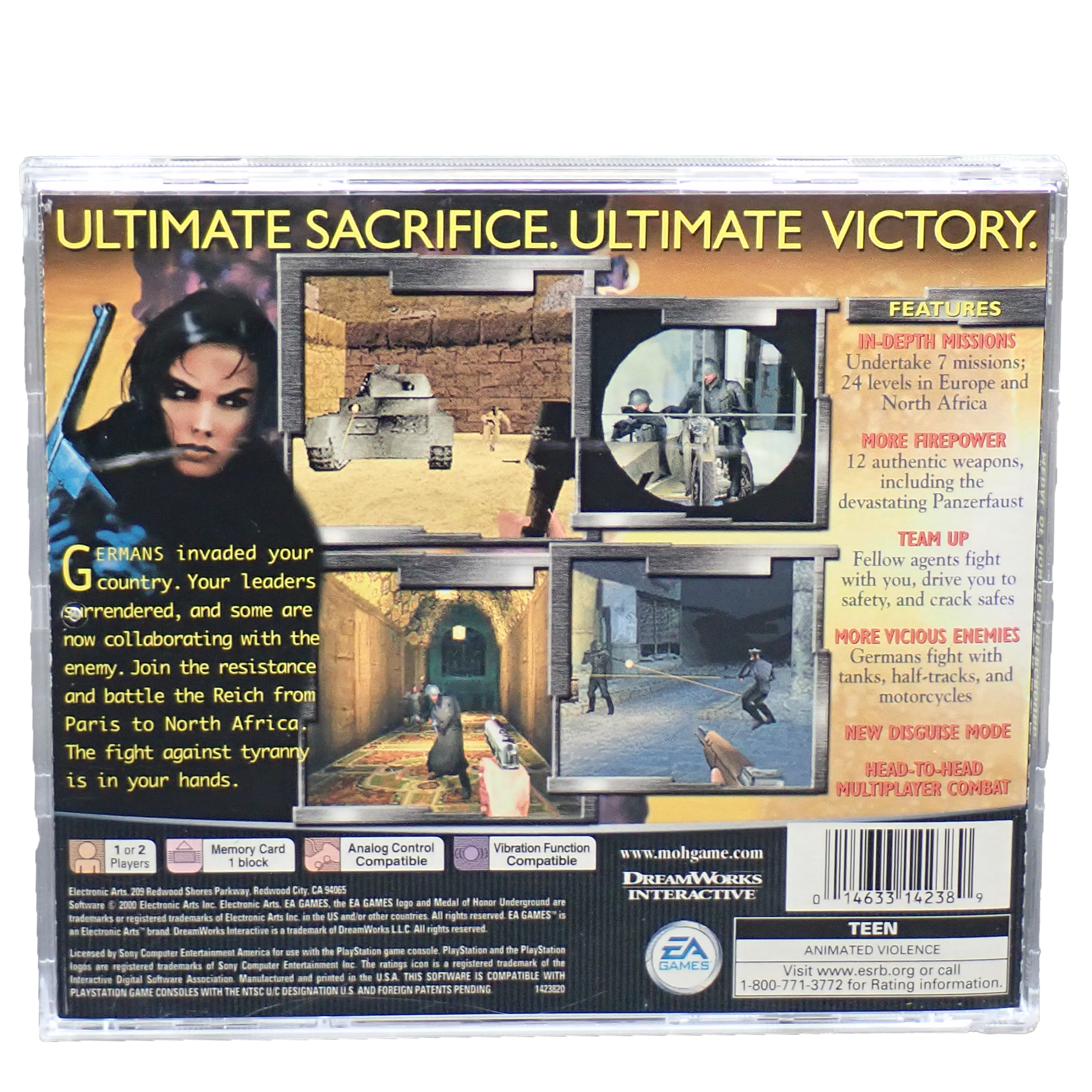 Medal of Honor Underground - PS1