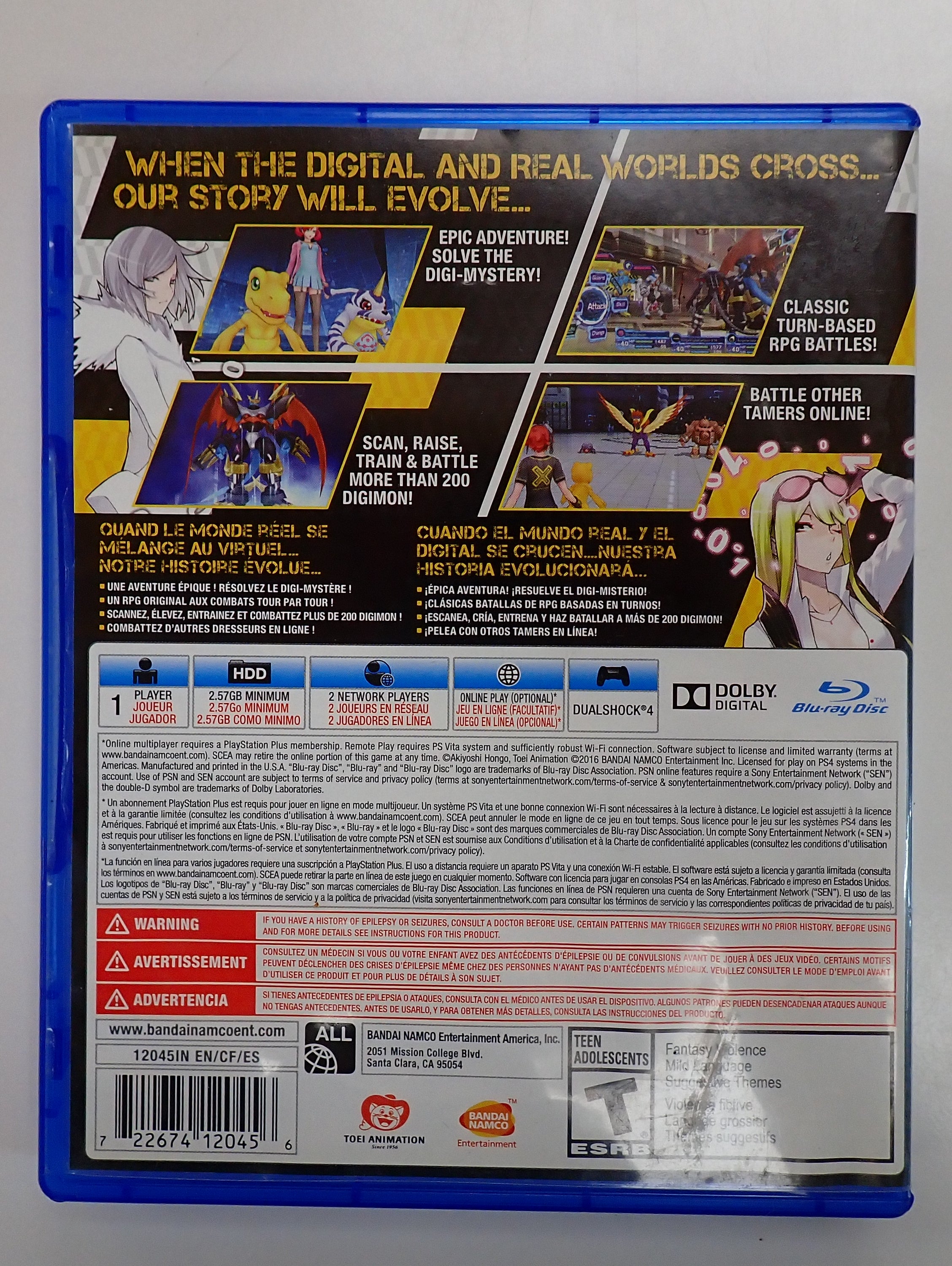 Digimon Story Cyber Sleuth - PS4 [Pre-Owned]