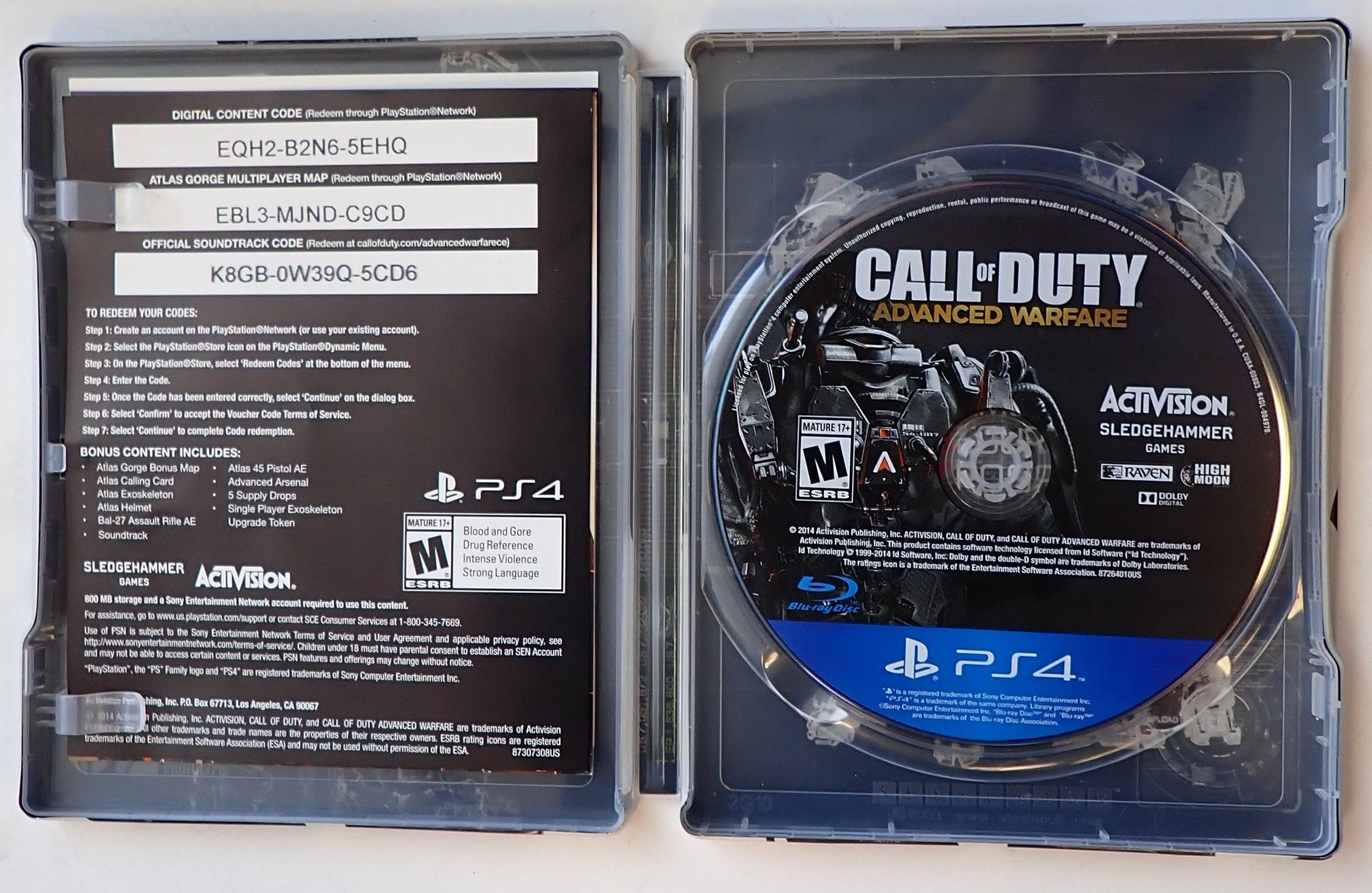 Call of Duty Advanced Warfare Atlas Pro Edition - PS4