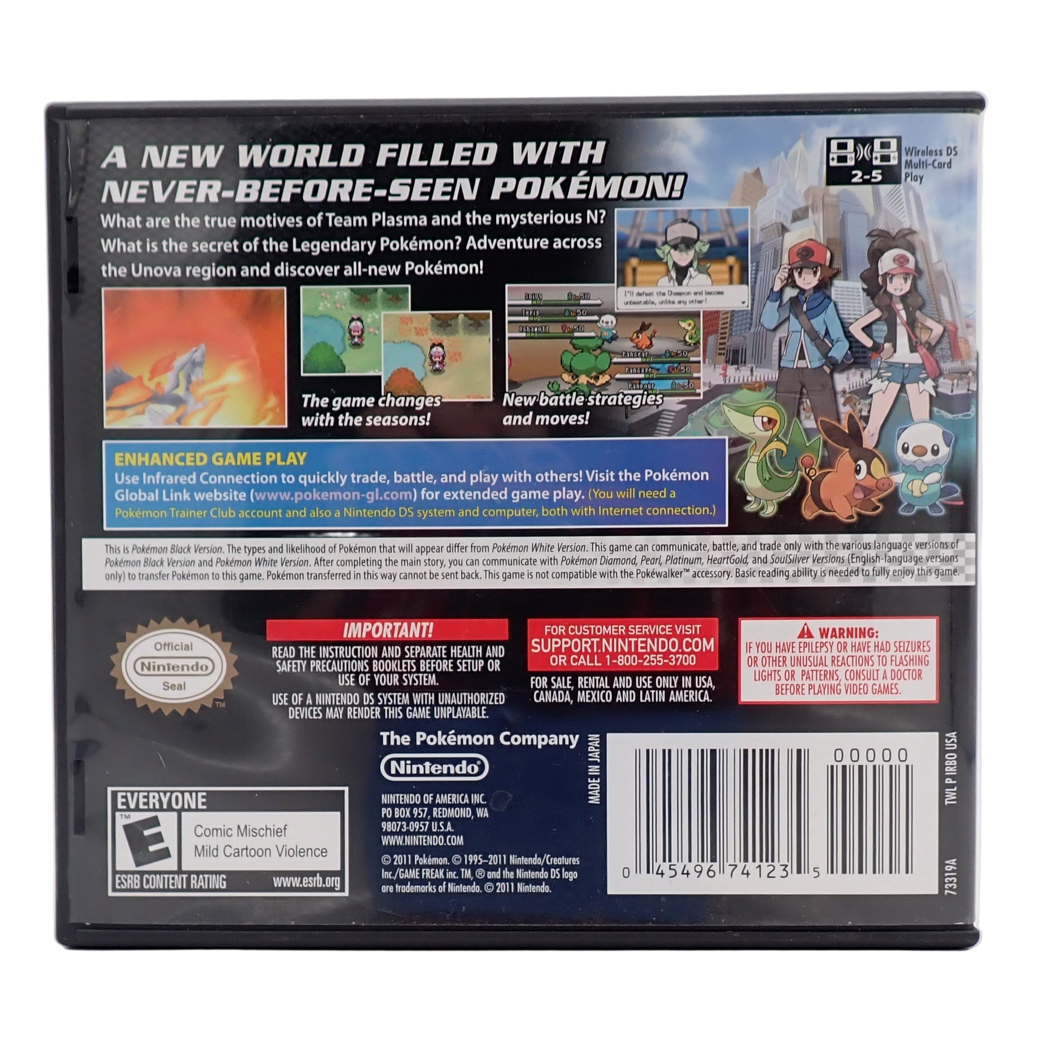 Pokémon Black Version - Nintendo DS