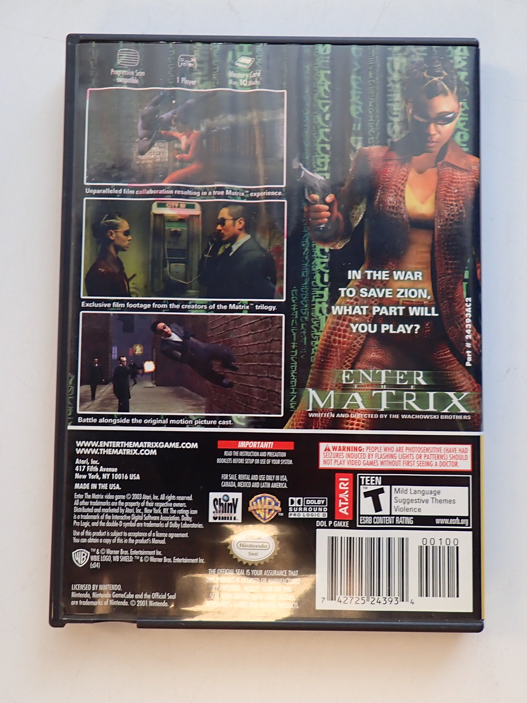 Enter the Matrix Player's Choice - Nintendo GameCube