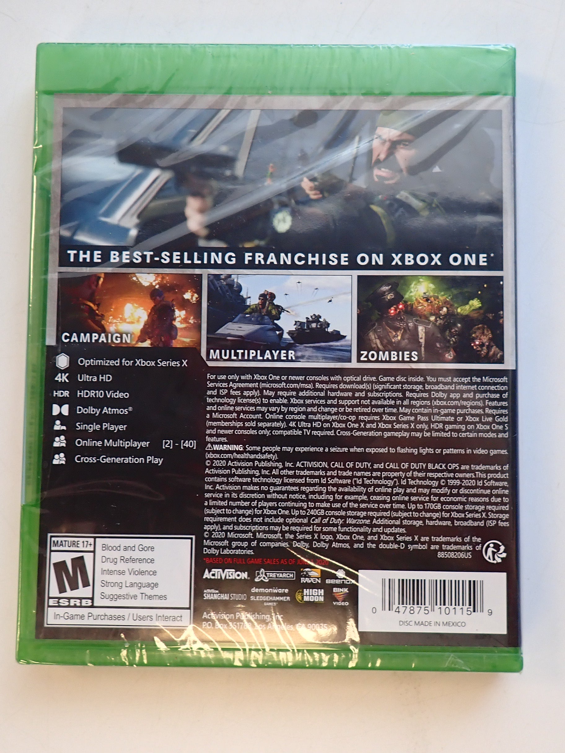 Call of Duty Black Ops: Cold War - Xbox One, Series X (Sealed)