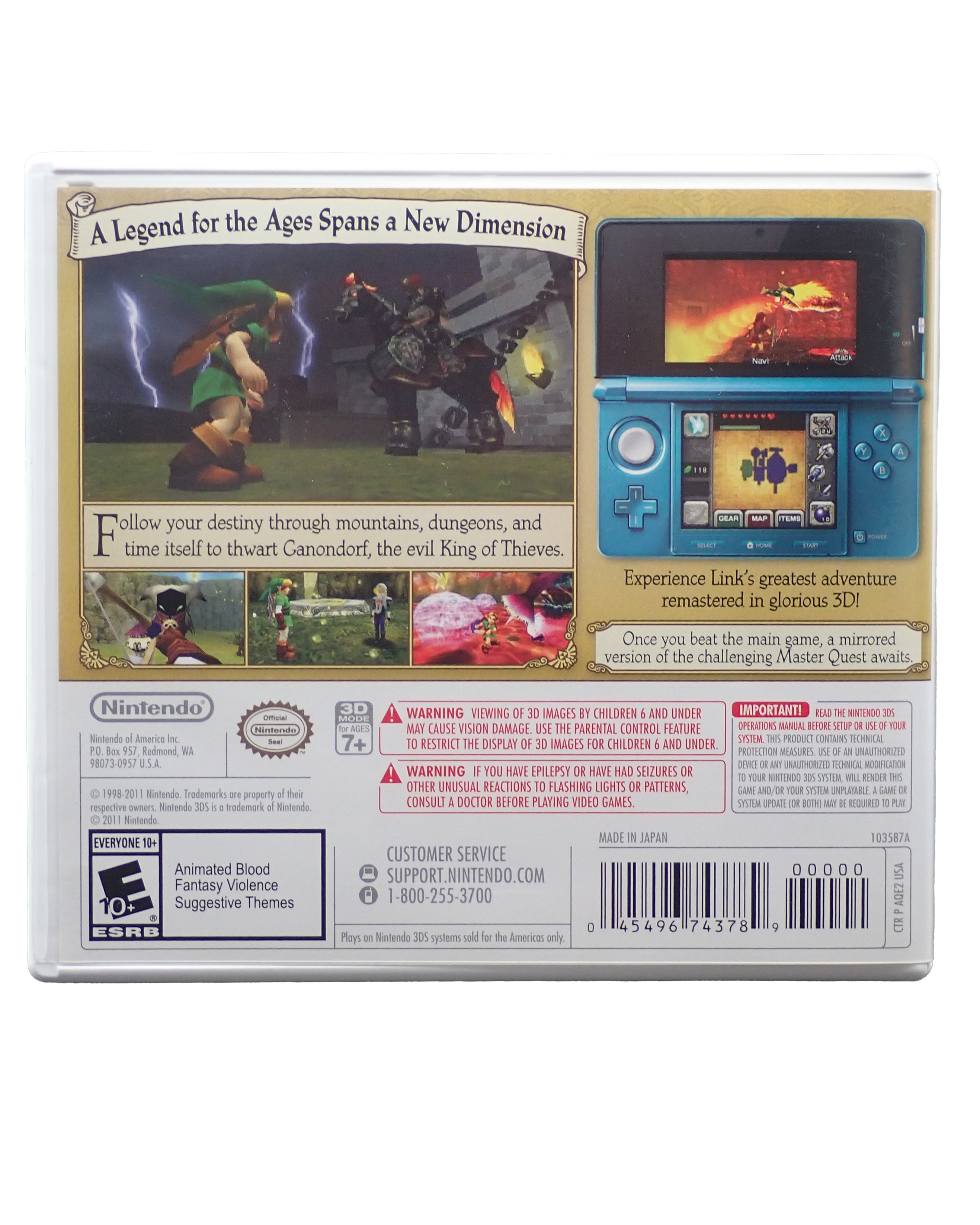 The Legend of Zelda Ocarina of Time 3D [Nintendo Selects] - 3DS