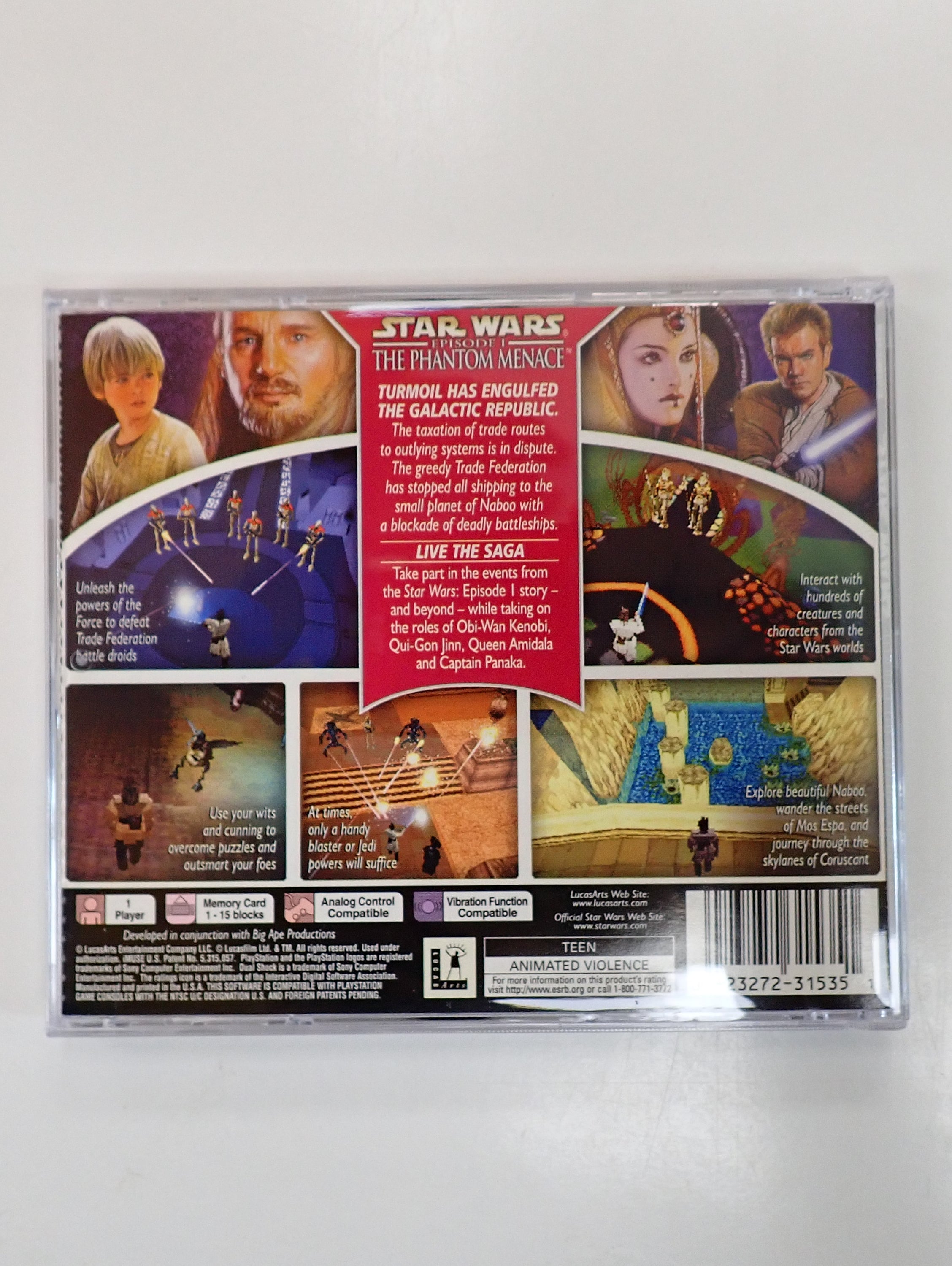 Star Wars Phantom Menace - PS1 [Pre-Owned]