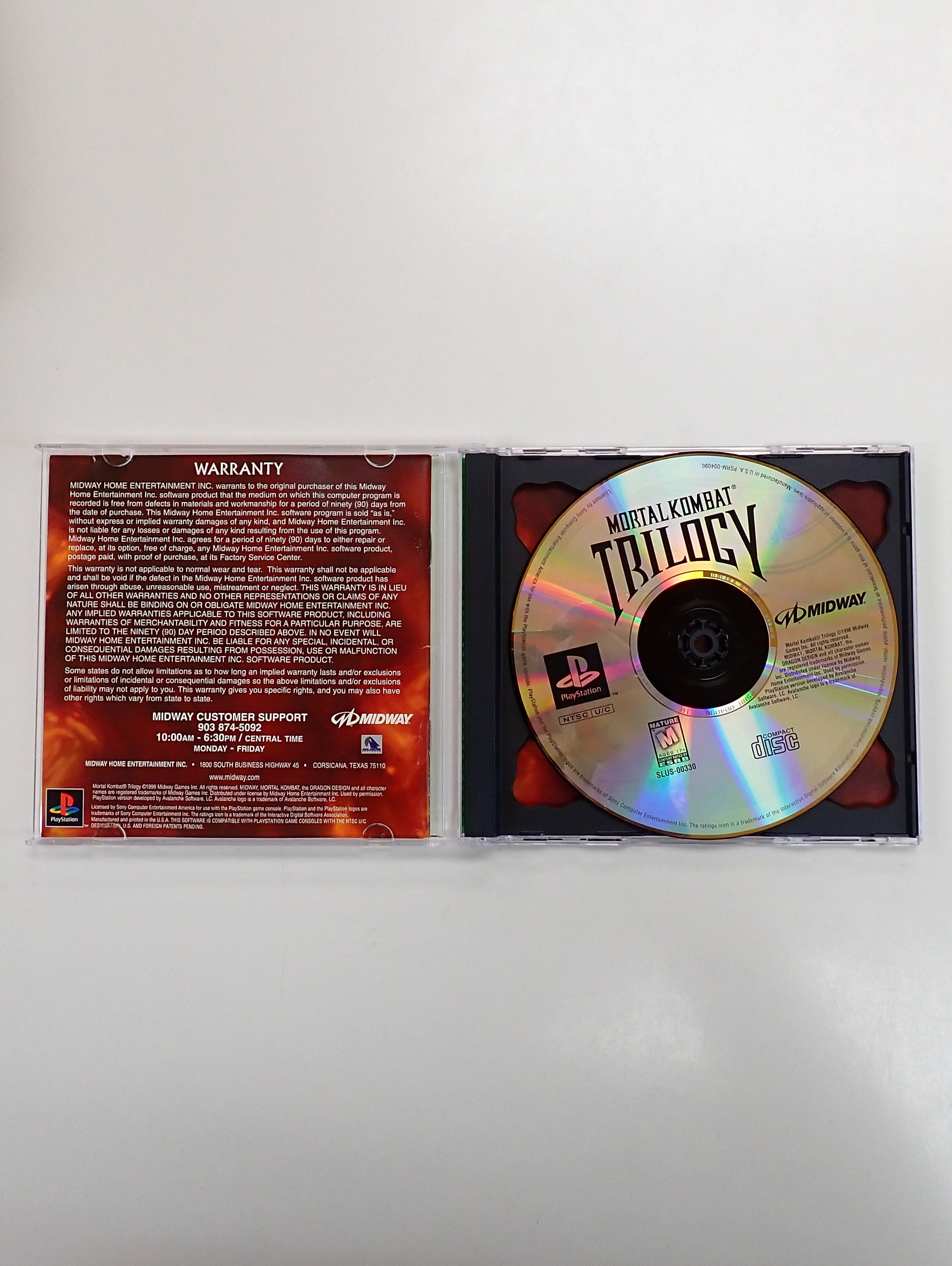 Mortal Kombat Trilogy (Greatest Hits) - PS1