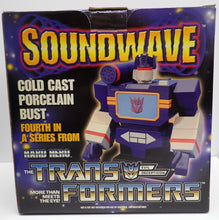 Load image into Gallery viewer, Soundwave Cold Cast Porcelain Bust 1306/5000
