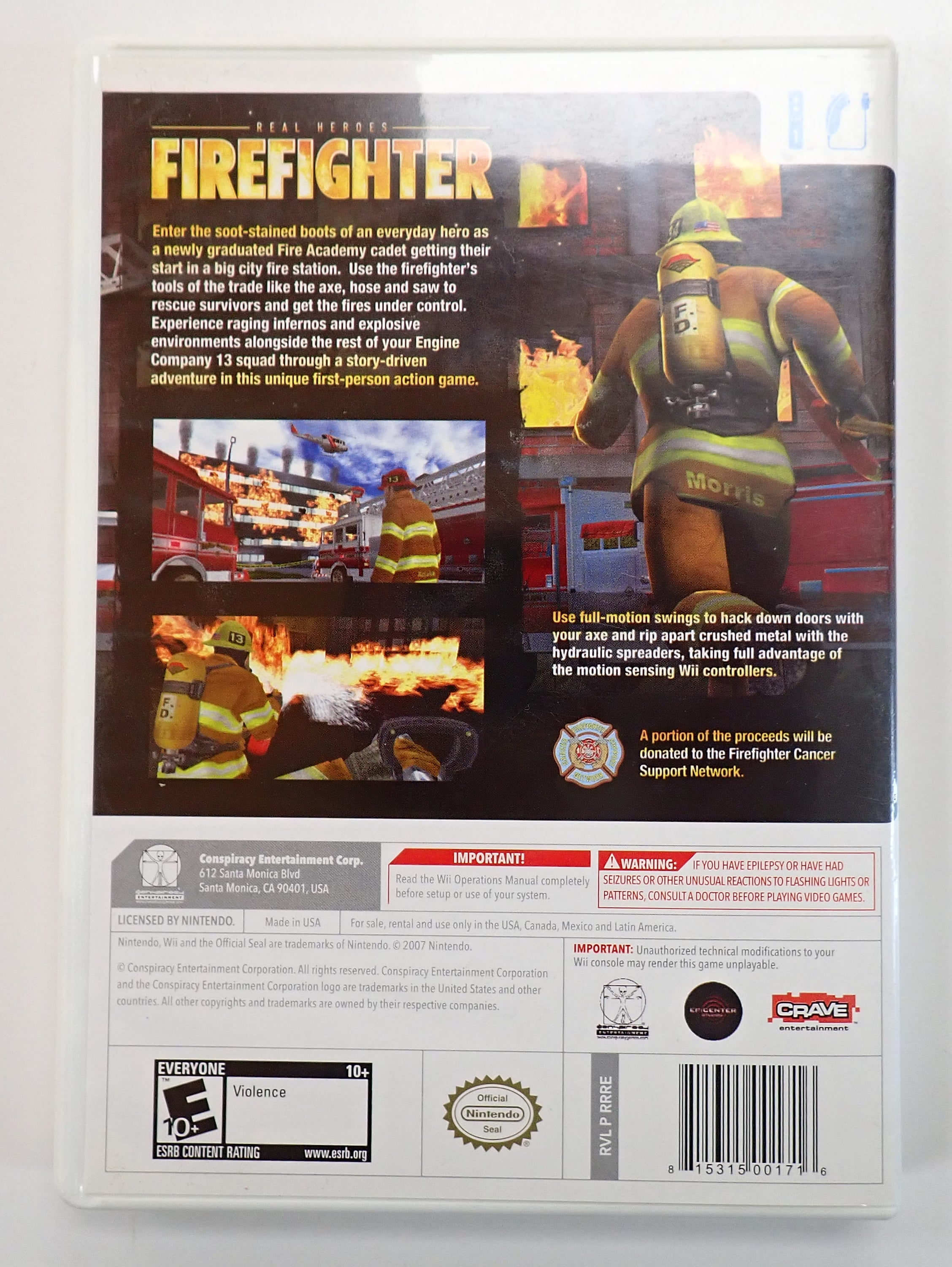Real Heroes Firefighters - Wii [Pre-Owned]
