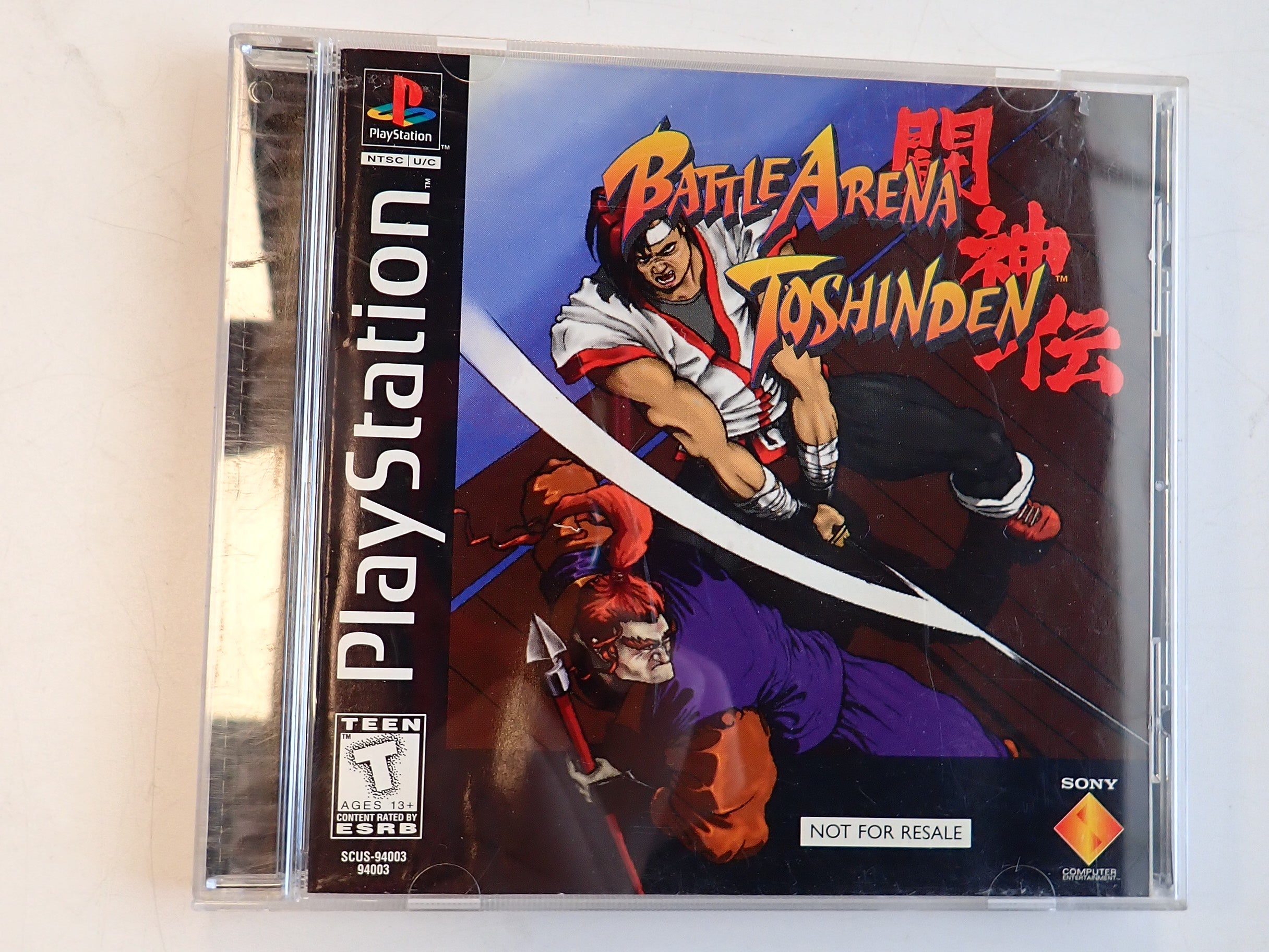 Battle Arena Toshinden PS1 (Not For Resale Version) - PS1