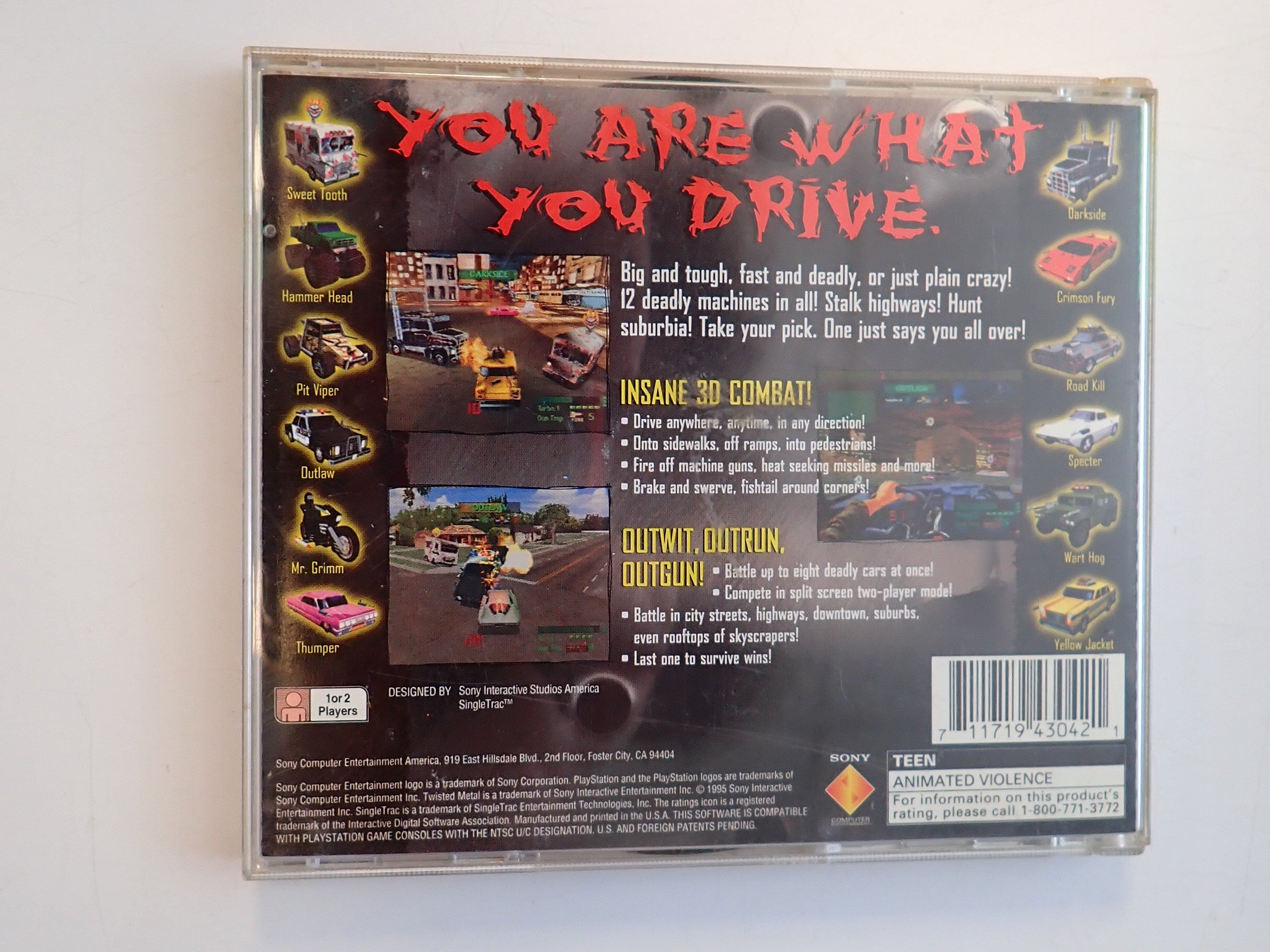 Twisted Metal [Greatest Hits] - PS1