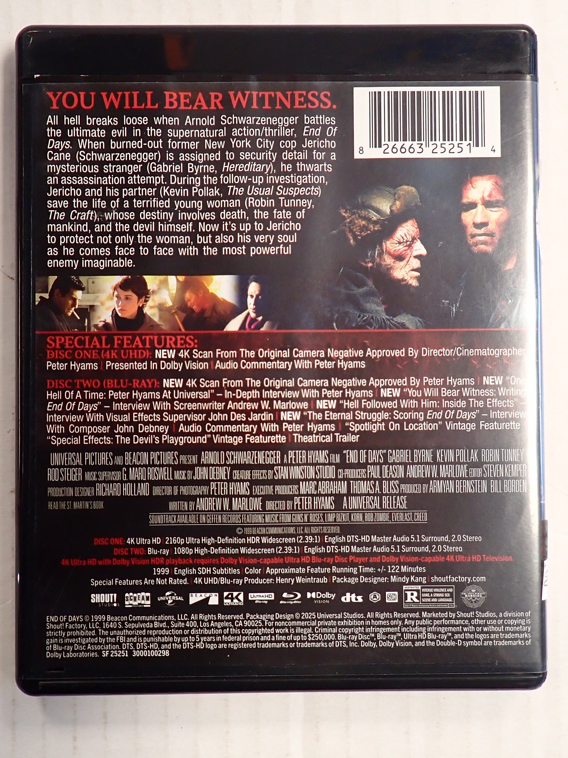 End of Days - Blu-Ray [Pre-Owned]