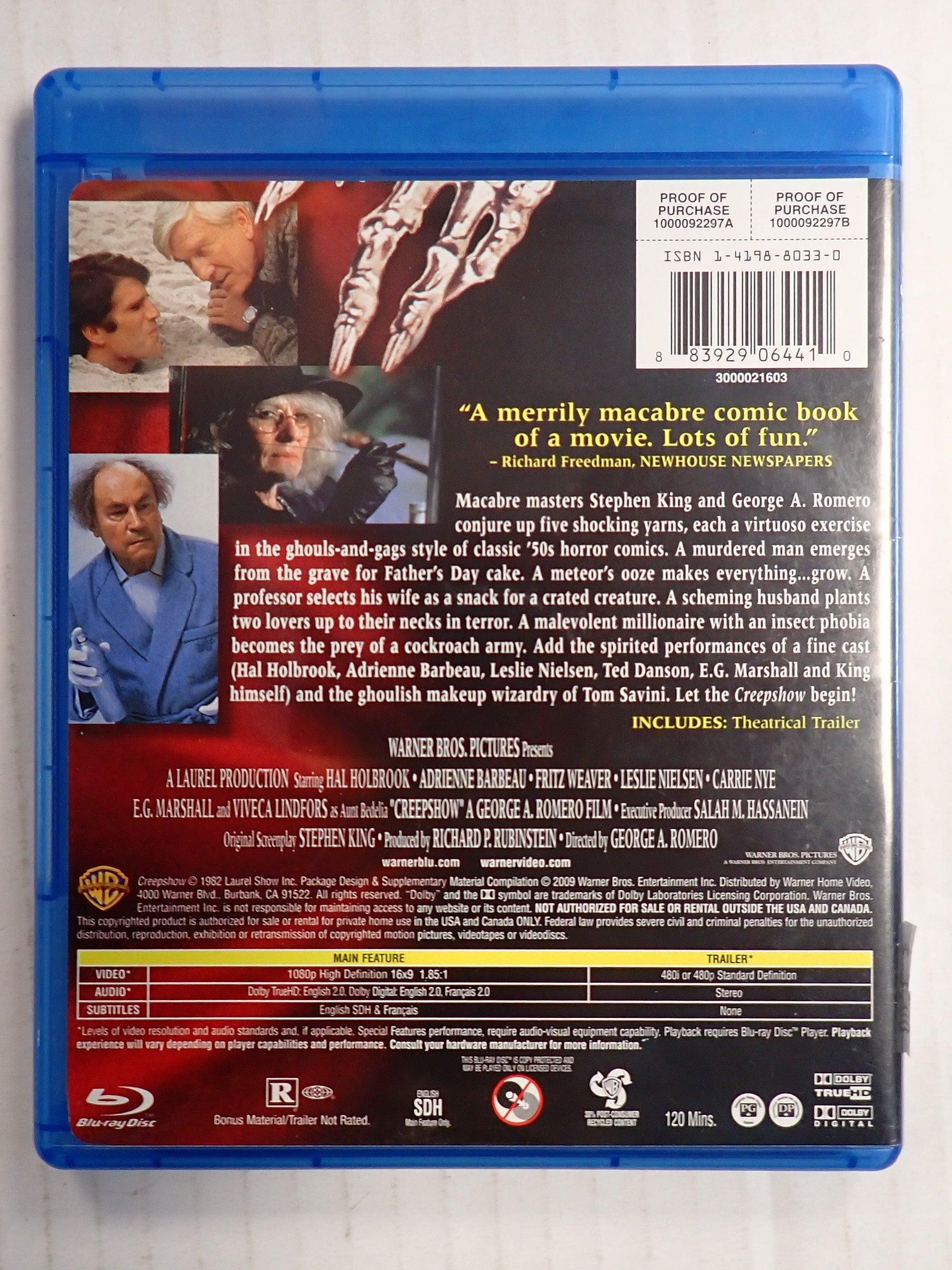 Creepshow (1982) - Blu-Ray [Pre-Owned]