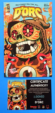 D'Orc #1 (2026) Gonzo Variant NM 9.4 - Double Signed by Brett Bean and J. Gonzo w/COA