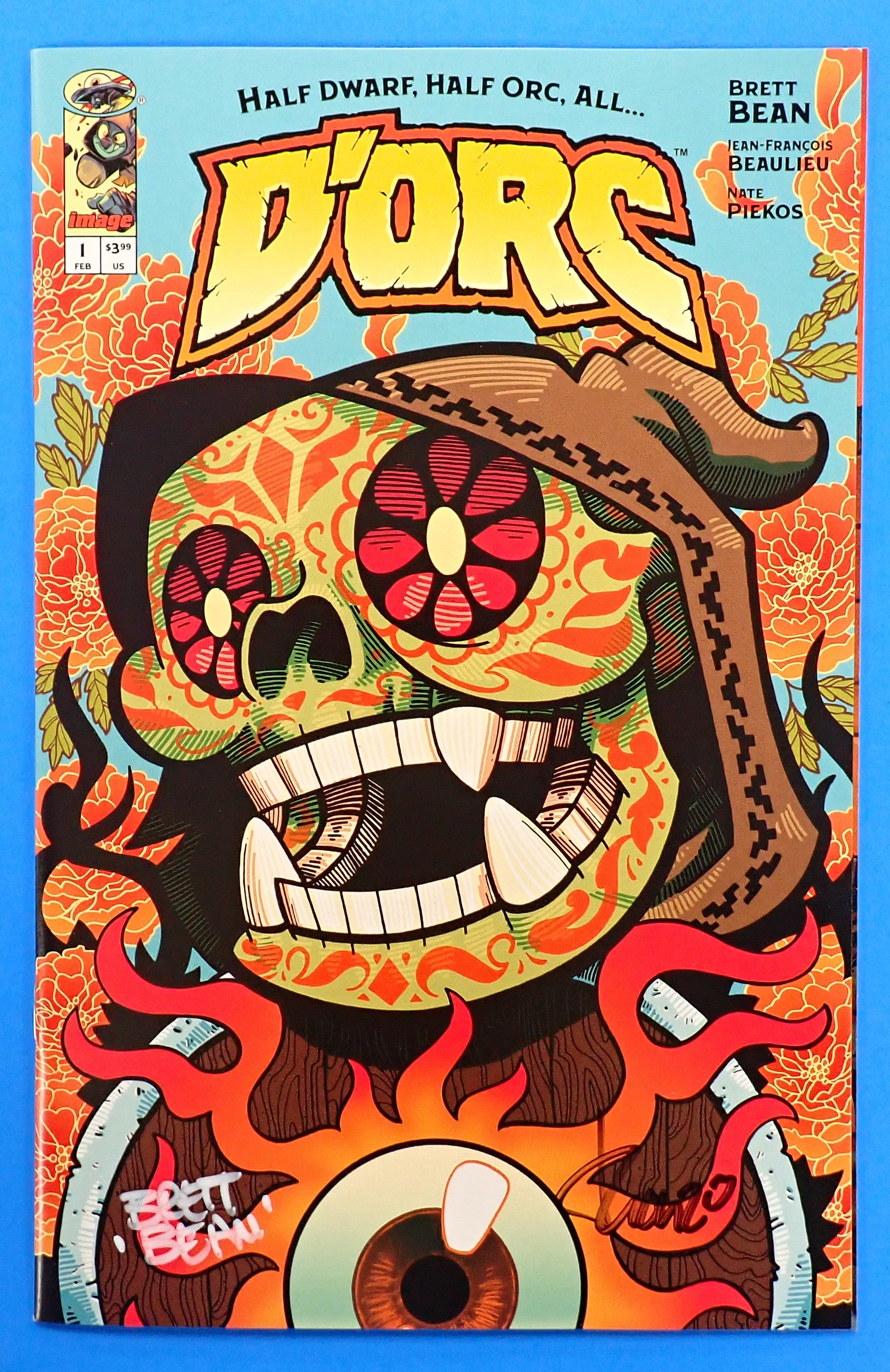 D'Orc #1 (2026) Gonzo Variant NM 9.4 - Double Signed by Brett Bean and J. Gonzo w/COA