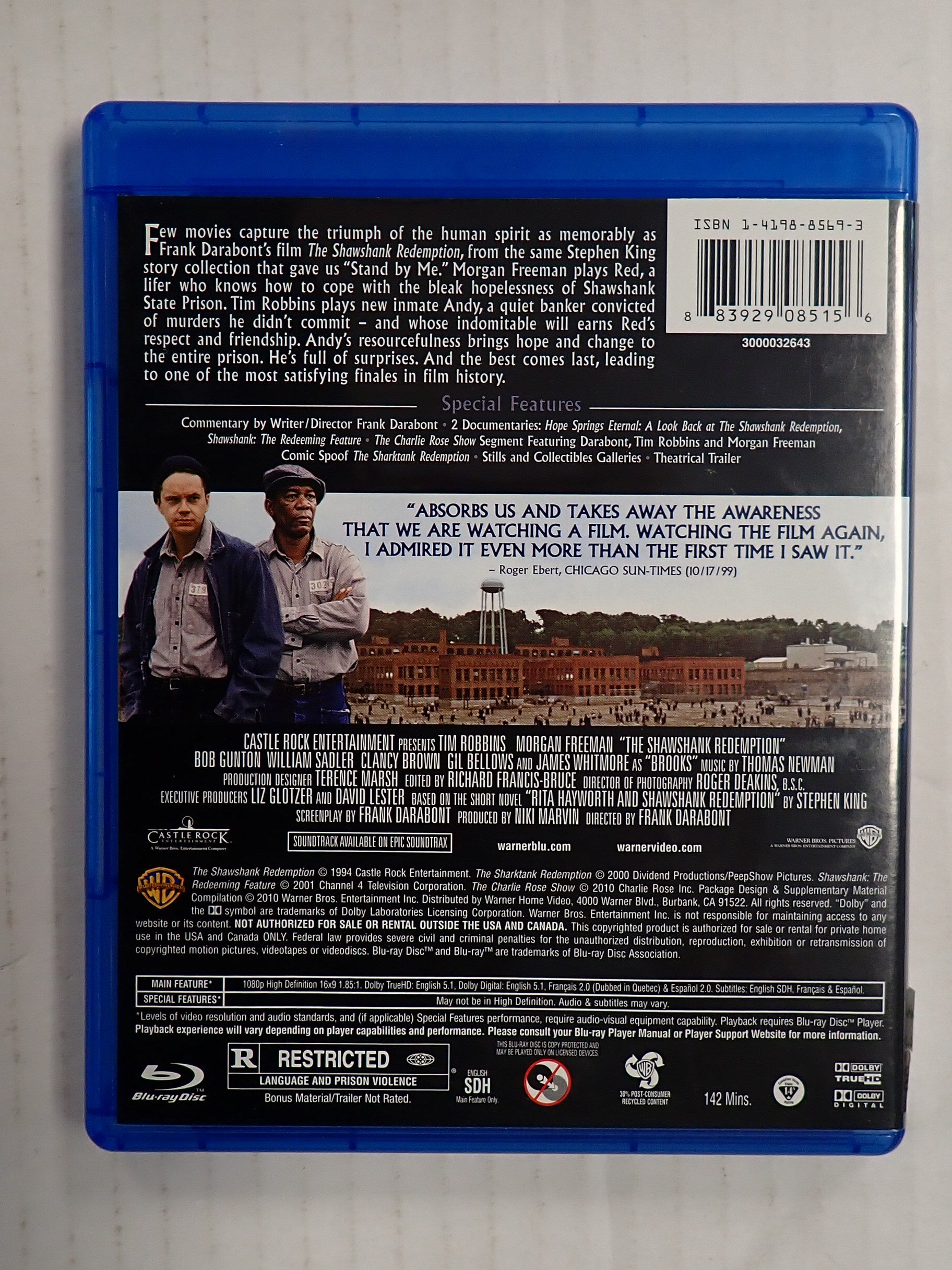 Shawshank Redemption - Blu-ray [Pre-Owned]