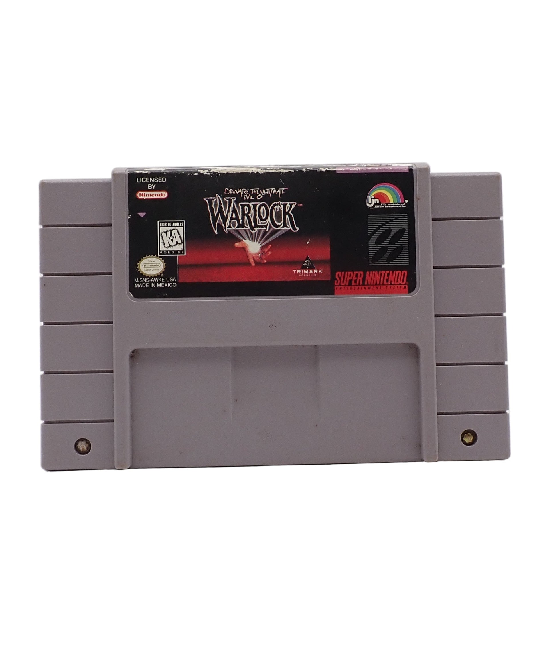 Beware the Ultimate Evil of Warlock [Loose] - SNES