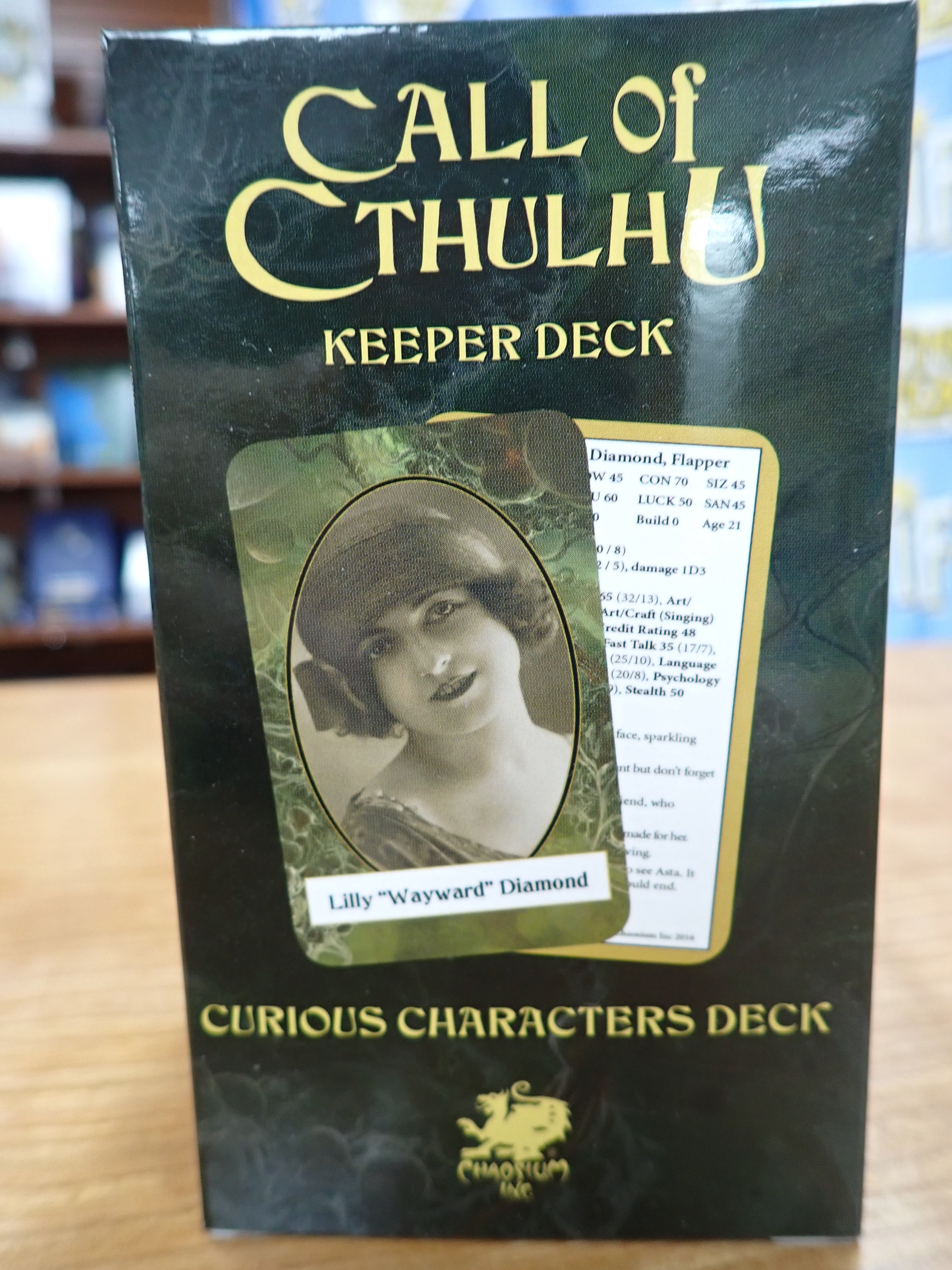 Chaosium Inc: Curious Characters Deck
