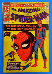 Amazing Spider-Man Annual #2 (1965) - VG- (3.5) - 1st Meeting of Spider-Man & Dr. Strange