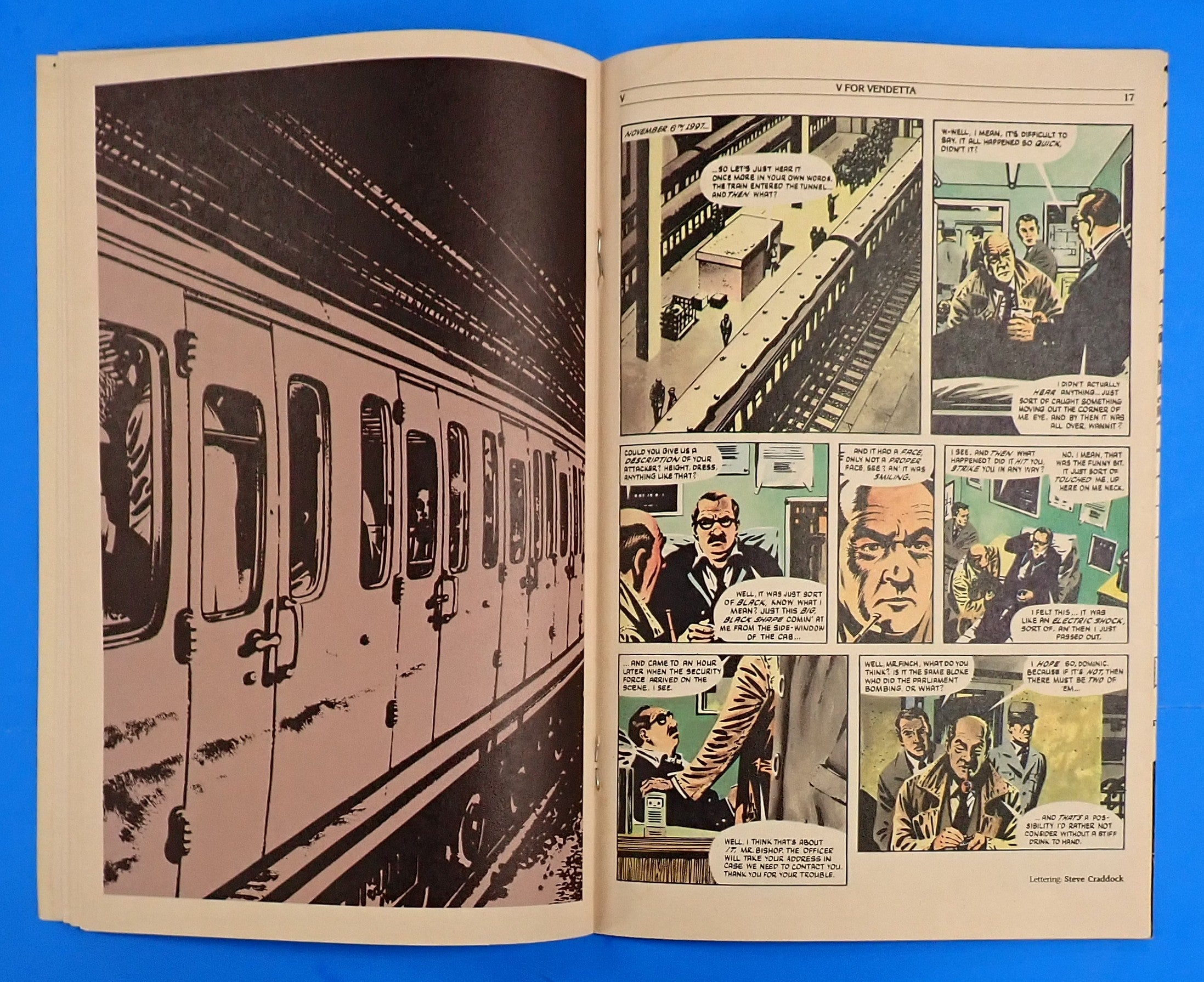 V for Vendetta #1 (1988) - VG+/FN (4.5-5.0) - Premiere Issue