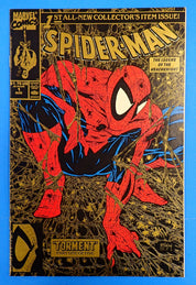 Spider-Man #1 (1990) - VF/NM (8.5-9.0) - Gold Variant