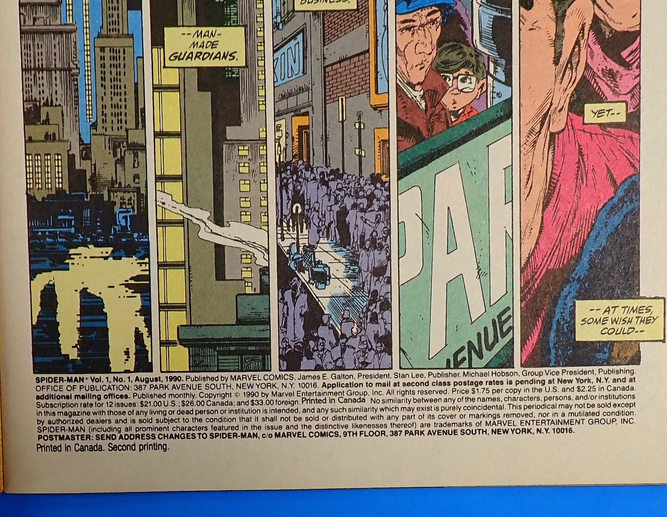 Spider-Man #1 (1990) - VF/NM (8.5-9.0) - Gold Variant