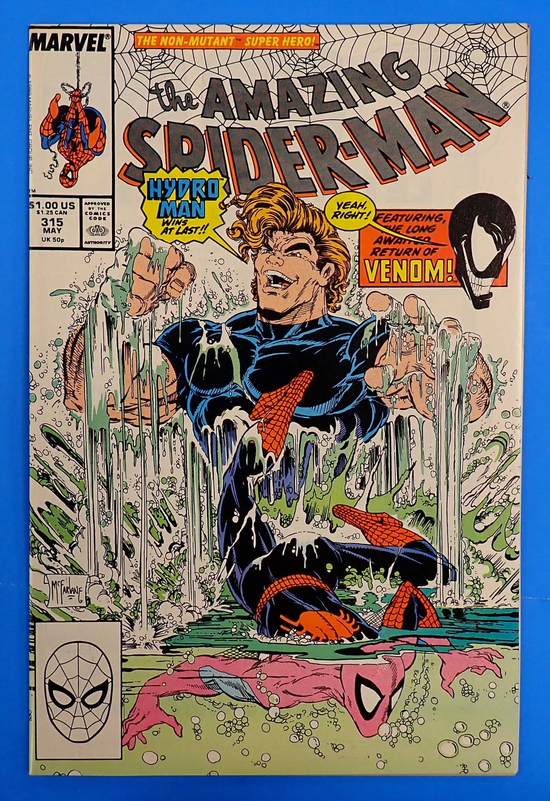 Amazing Spider-Man #315 (1989) - VF (8.0) - 2nd App. Venom
