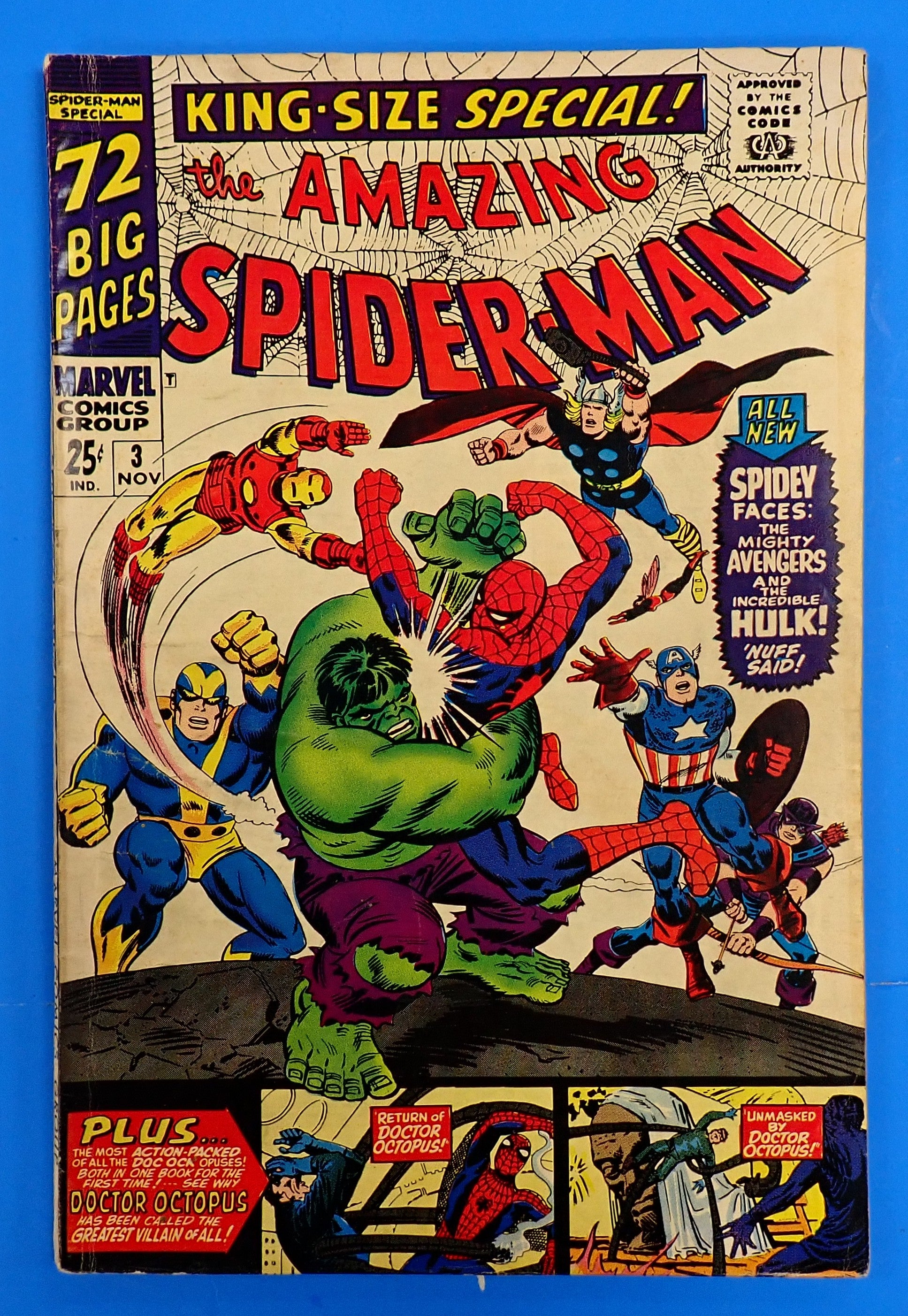 Amazing Spider-Man Annual #3 (1966) - GD/VG- (3.0-3.5) - Silver Age Issue
