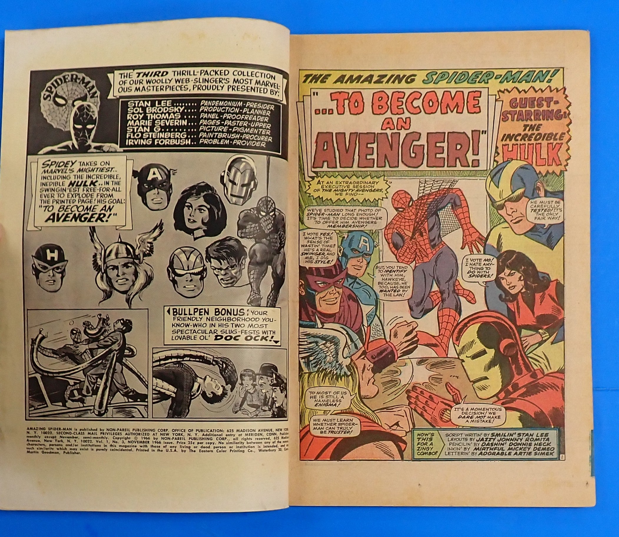 Amazing Spider-Man Annual #3 (1966) - GD/VG- (3.0-3.5) - Silver Age Issue