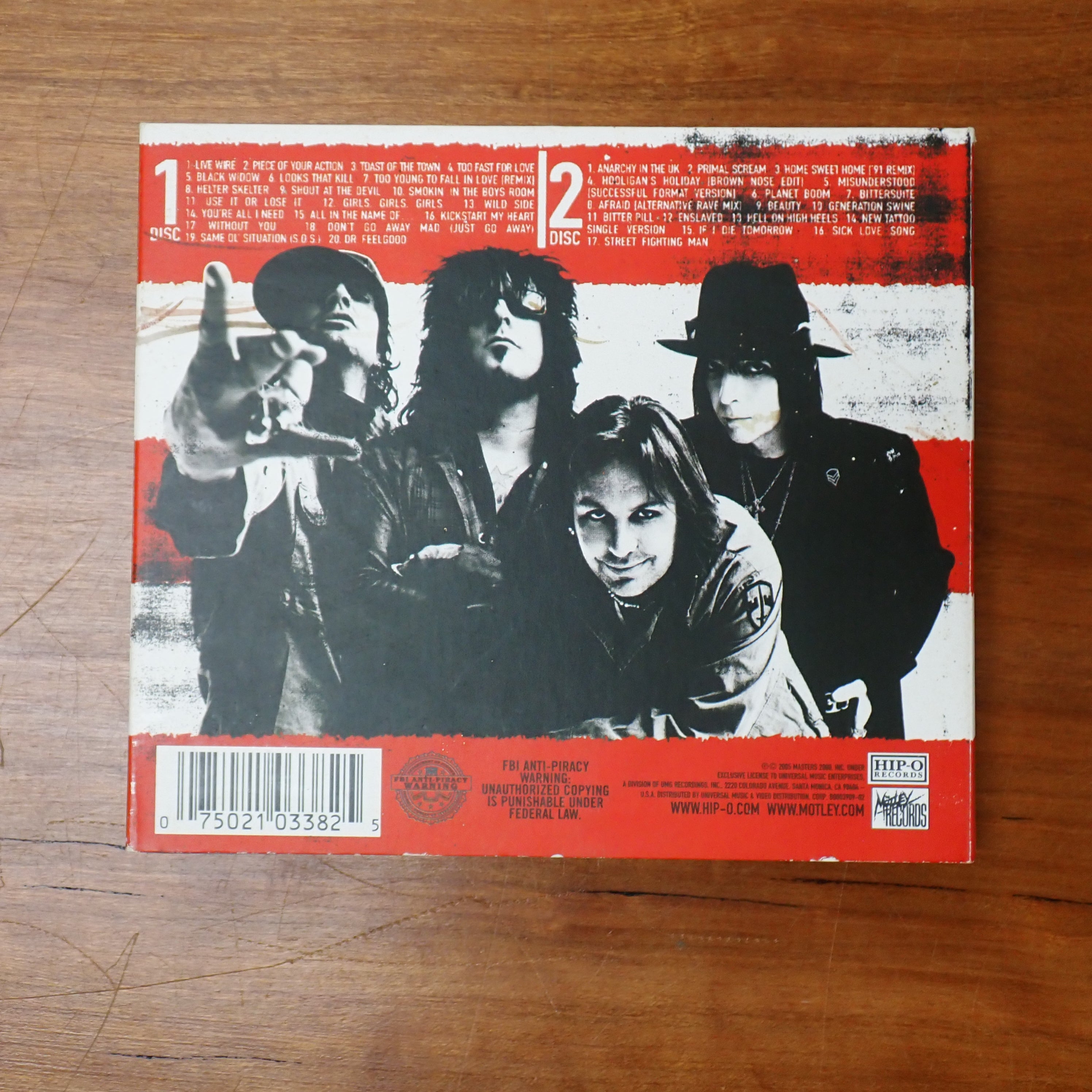 Mötley Crüe – Red, White & Crüe CD