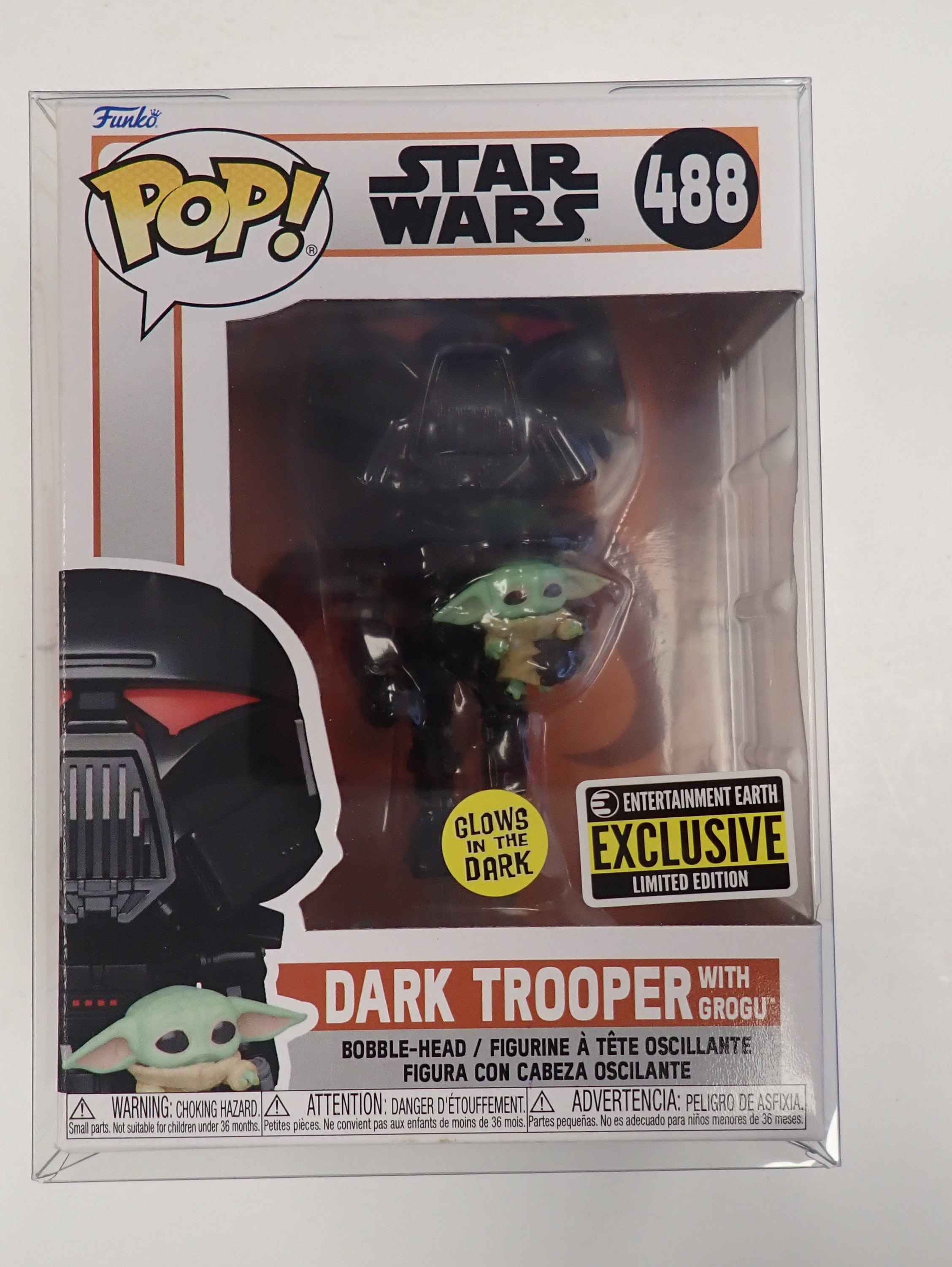 Dark Trooper with Grogu- POP! #488