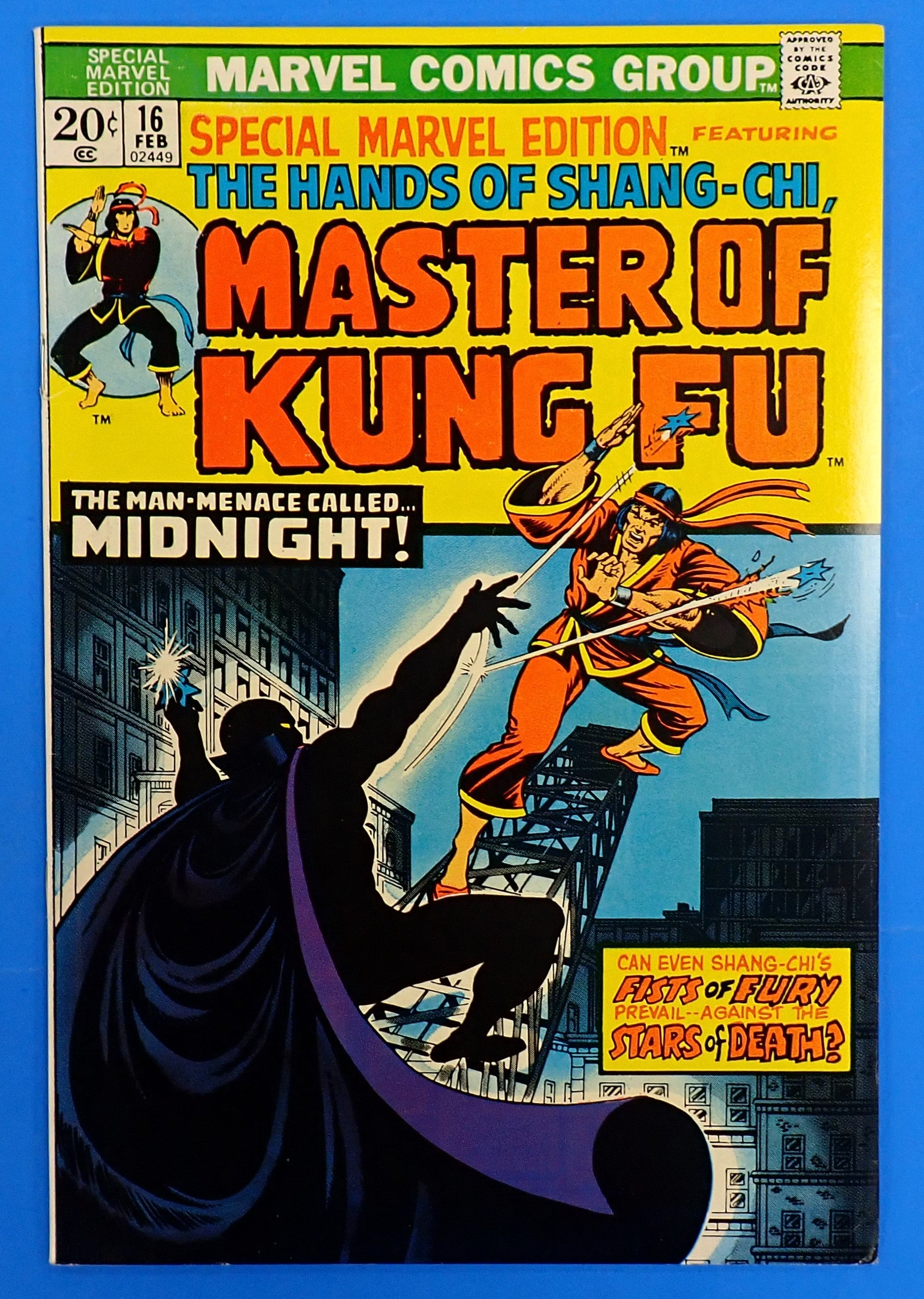 Special Marvel Edition #16 (1974) - VF (8.0) - 2nd App. Shang Chi