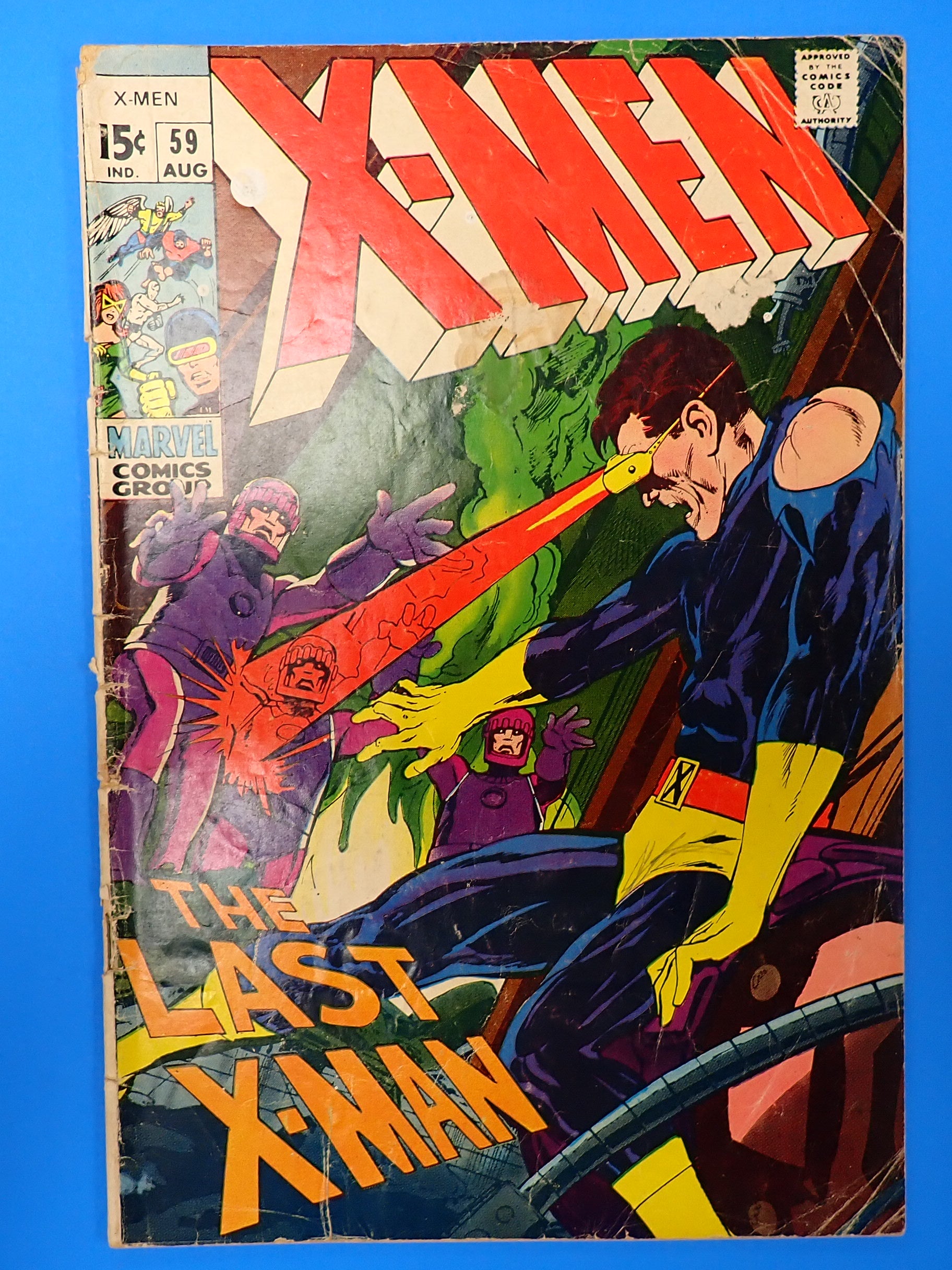 X-Men #59 (1969) - GD+ (2.5) - 1st App. Dr. Lykos, Human form of Sauron
