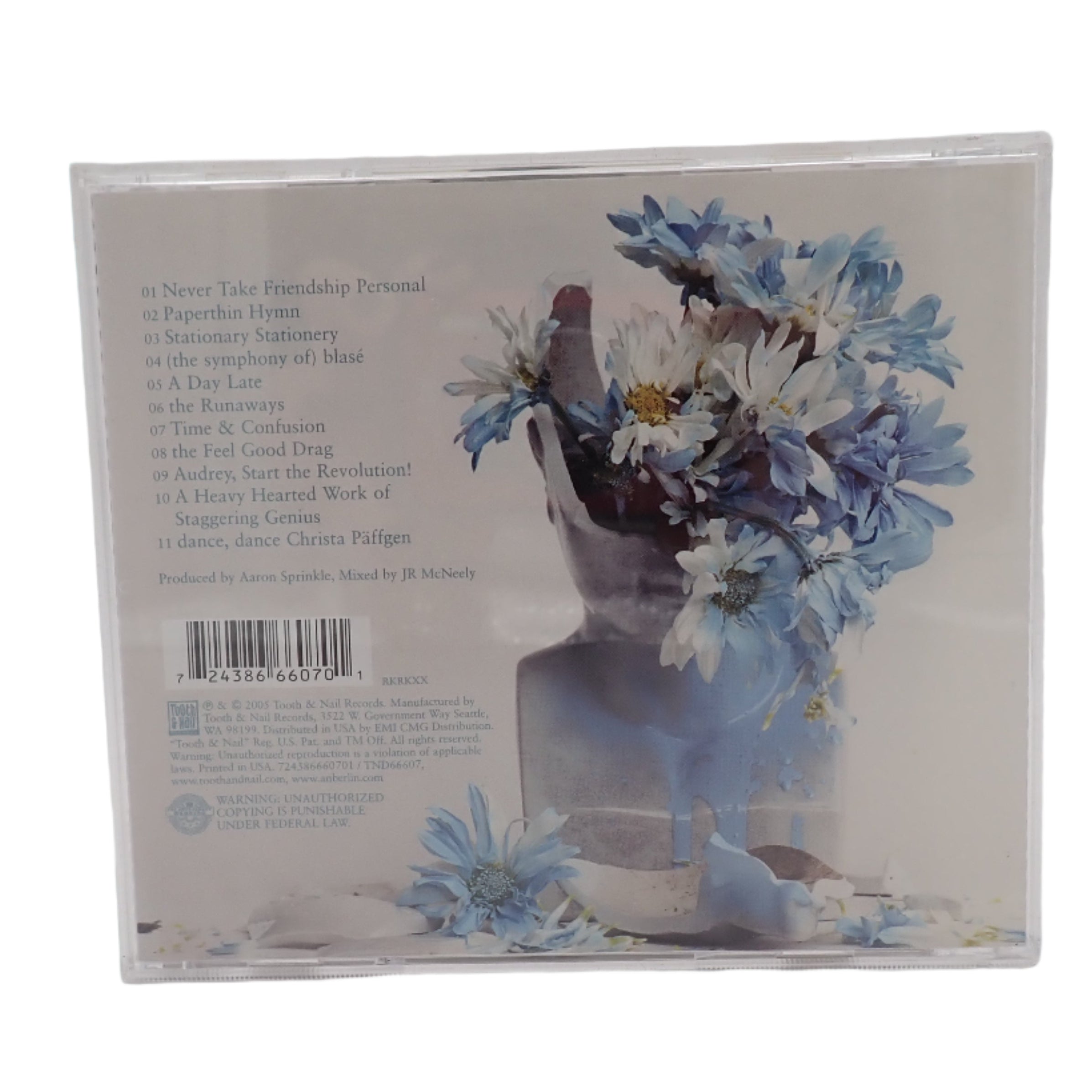 anberlin - Never Take Friendship Personal - CD