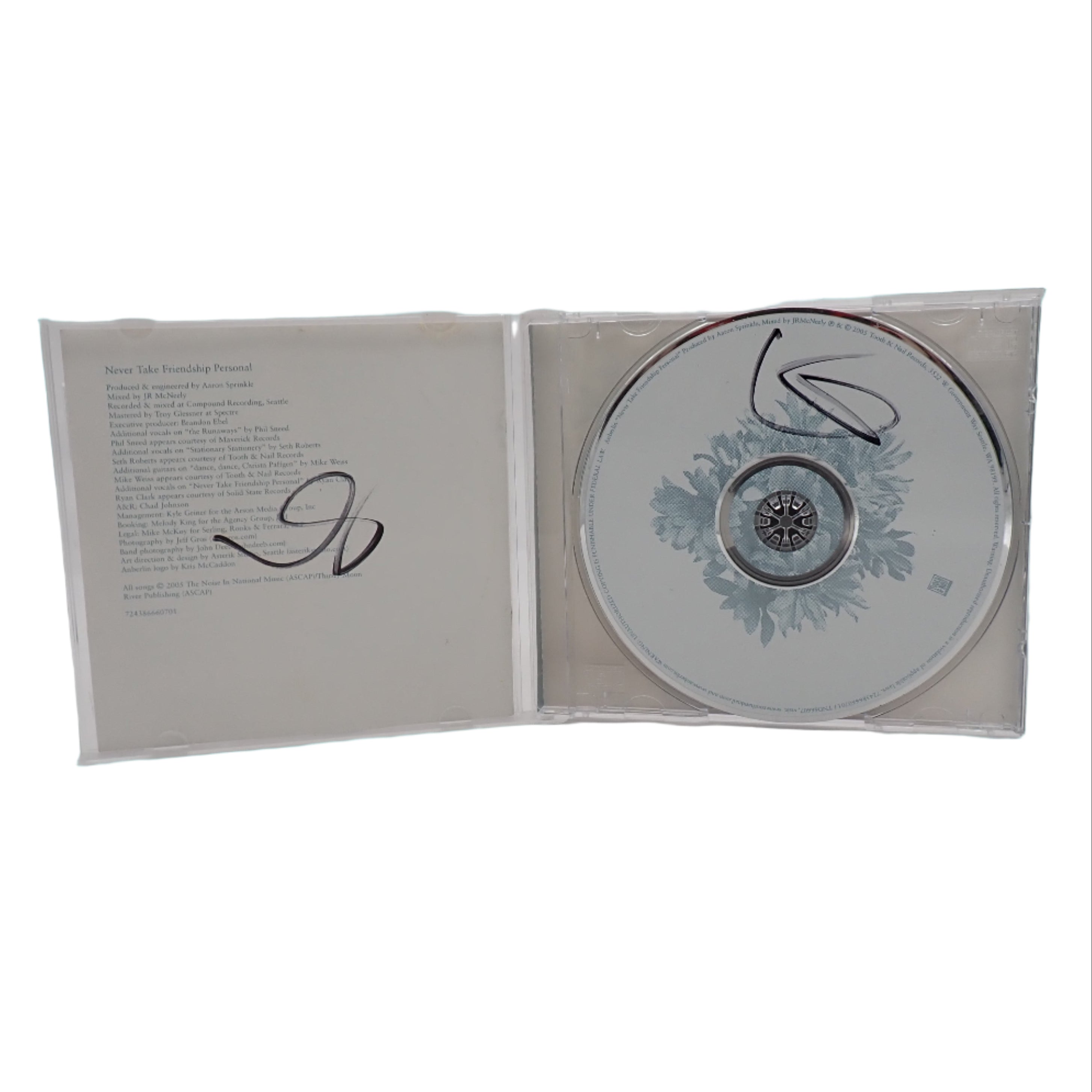 anberlin - Never Take Friendship Personal - CD