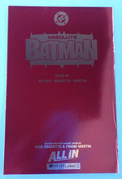 Absolute Batman #1 (2024) - NM 9.4 - 2nd Print - Dragotta & Martin Foil Variant