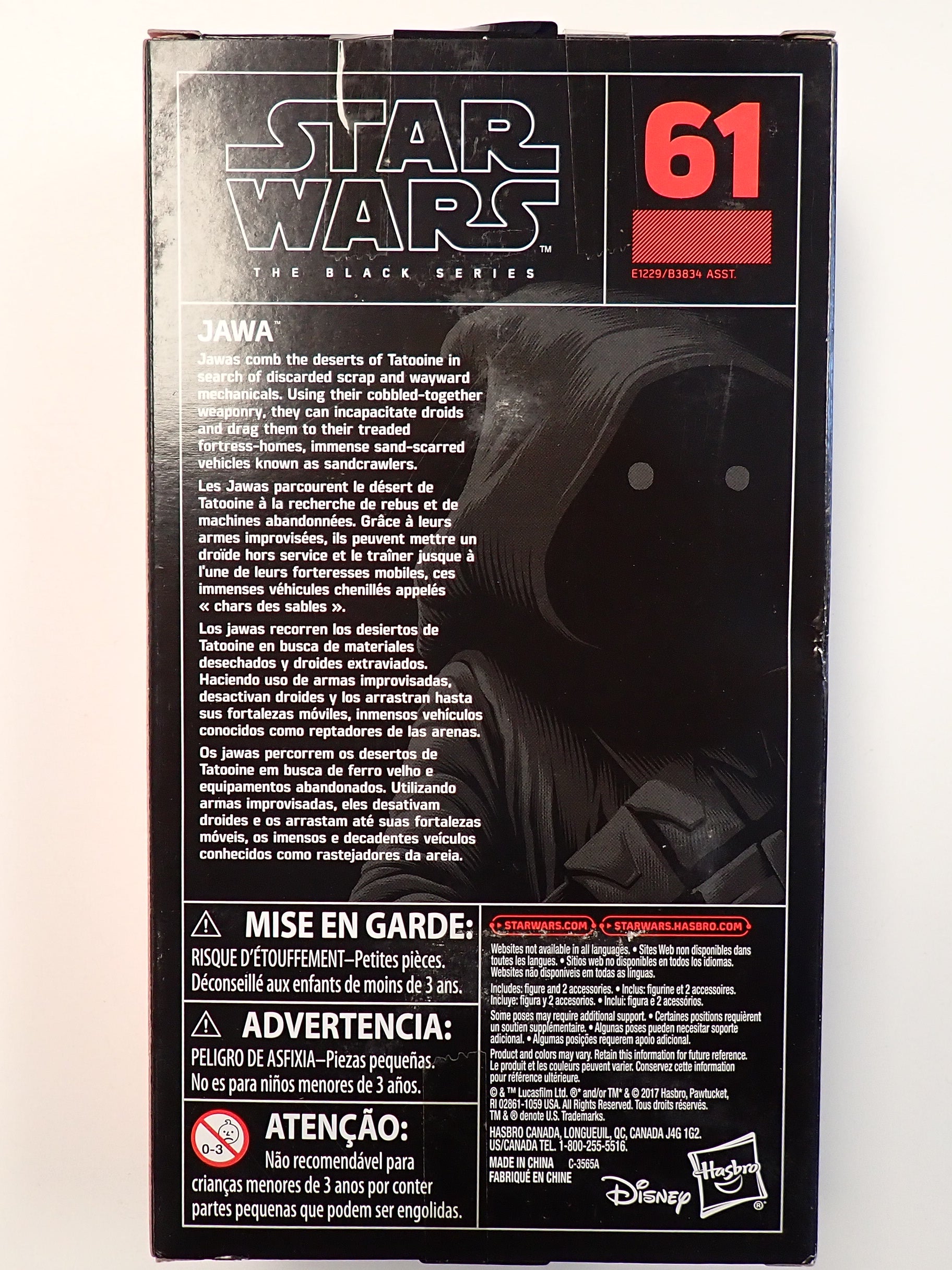 Jawa Black Series 61 - Hasbro [Pre-Owned]
