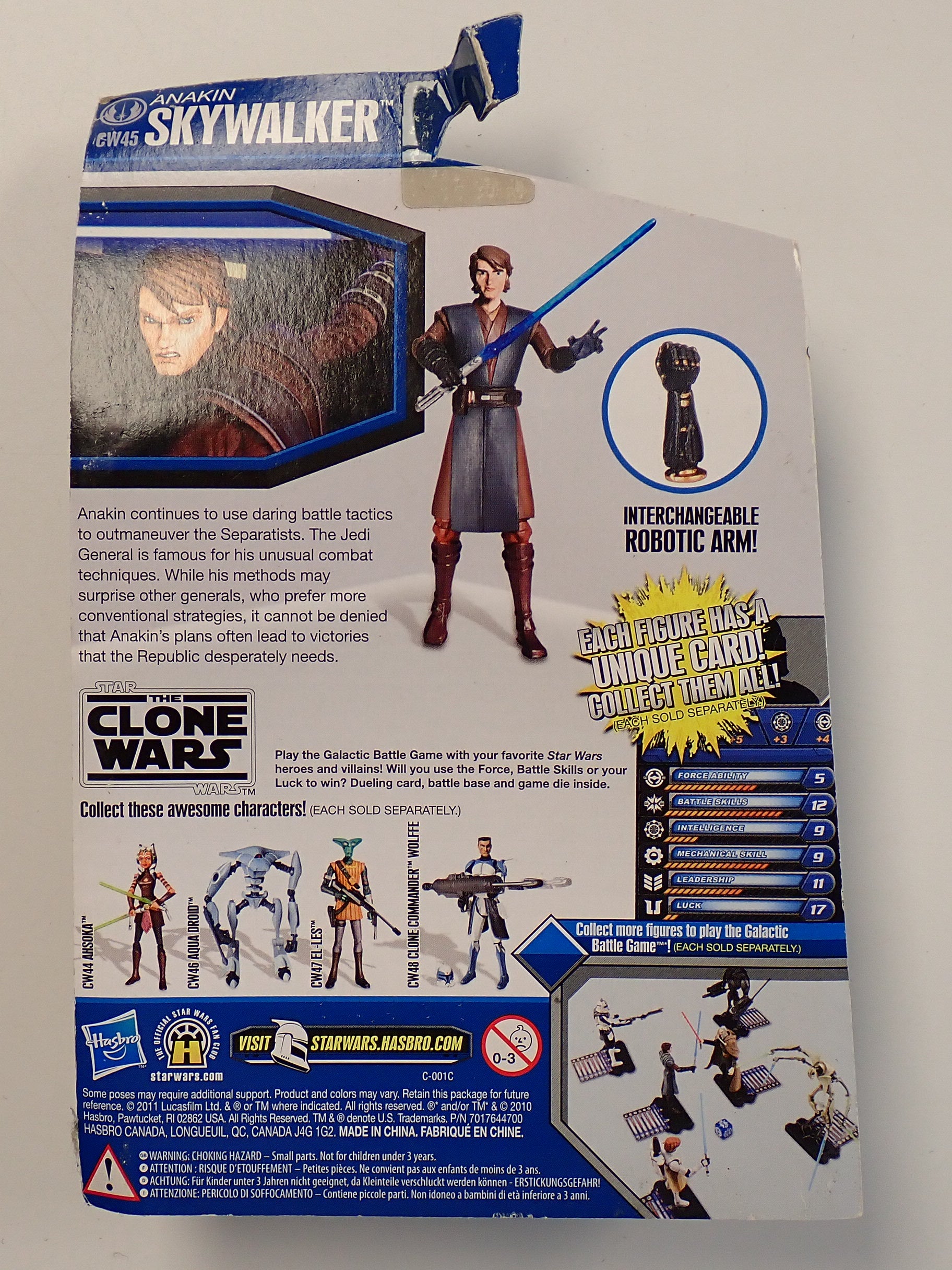 Anakin Skywalker, The Clone Wars - Hasbro Galactic Battle [Pre-Owned]