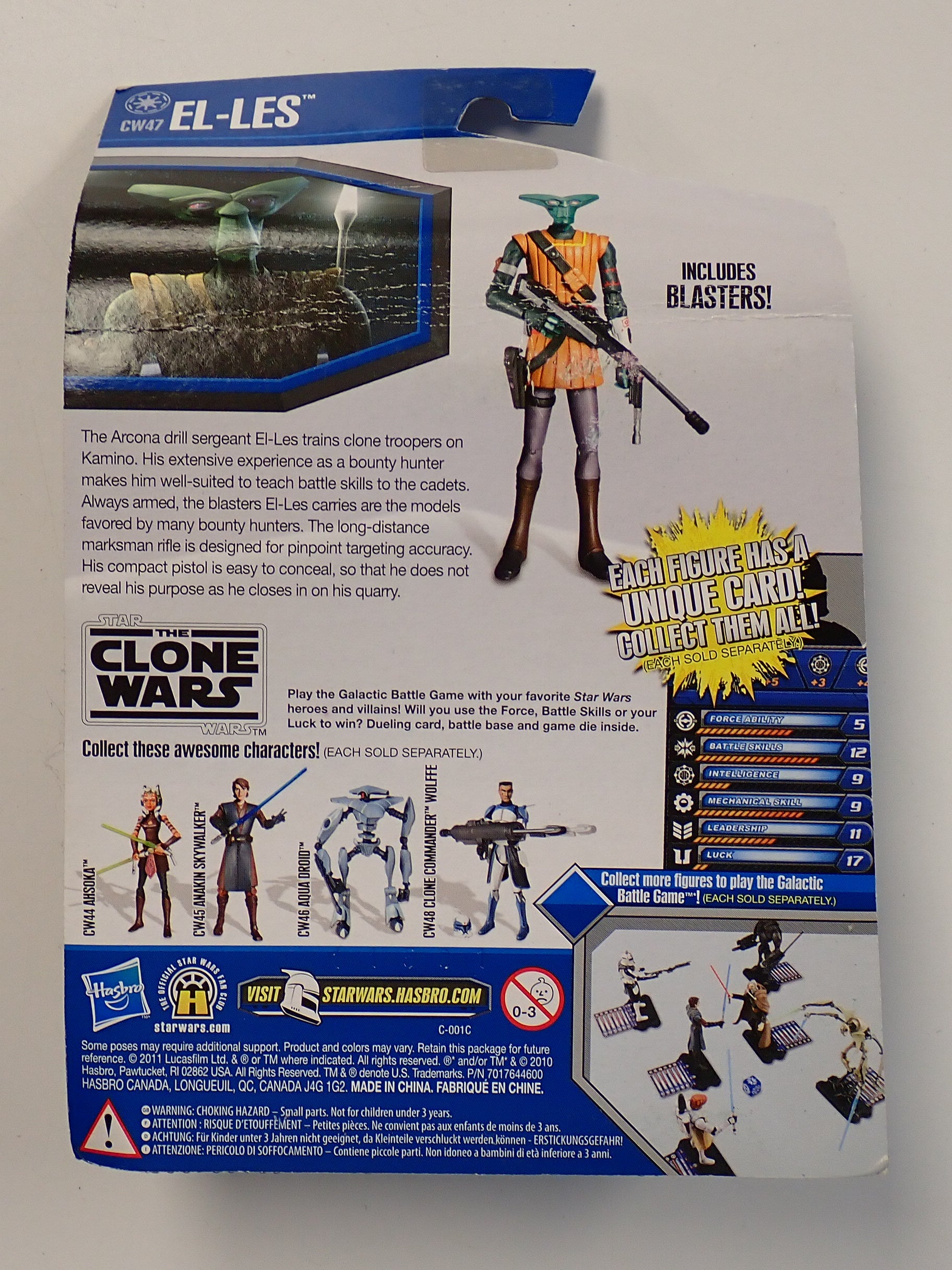 El-Les, The Clone Wars - Hasbro Galactic Battle [Pre-Owned]