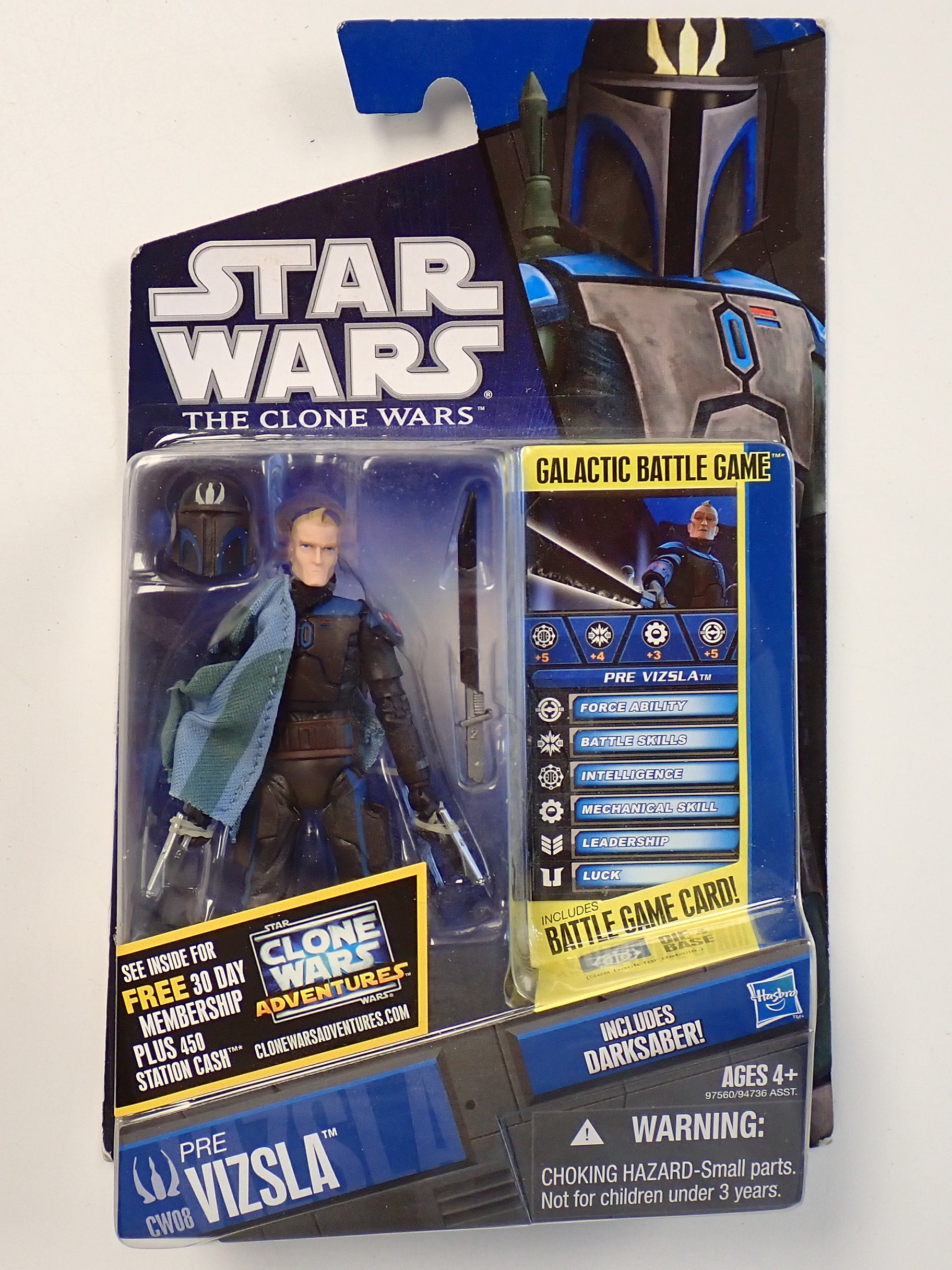 Pre Vizsla, The Clone Wars - Hasbro Galactic Battle [Pre-Owned]