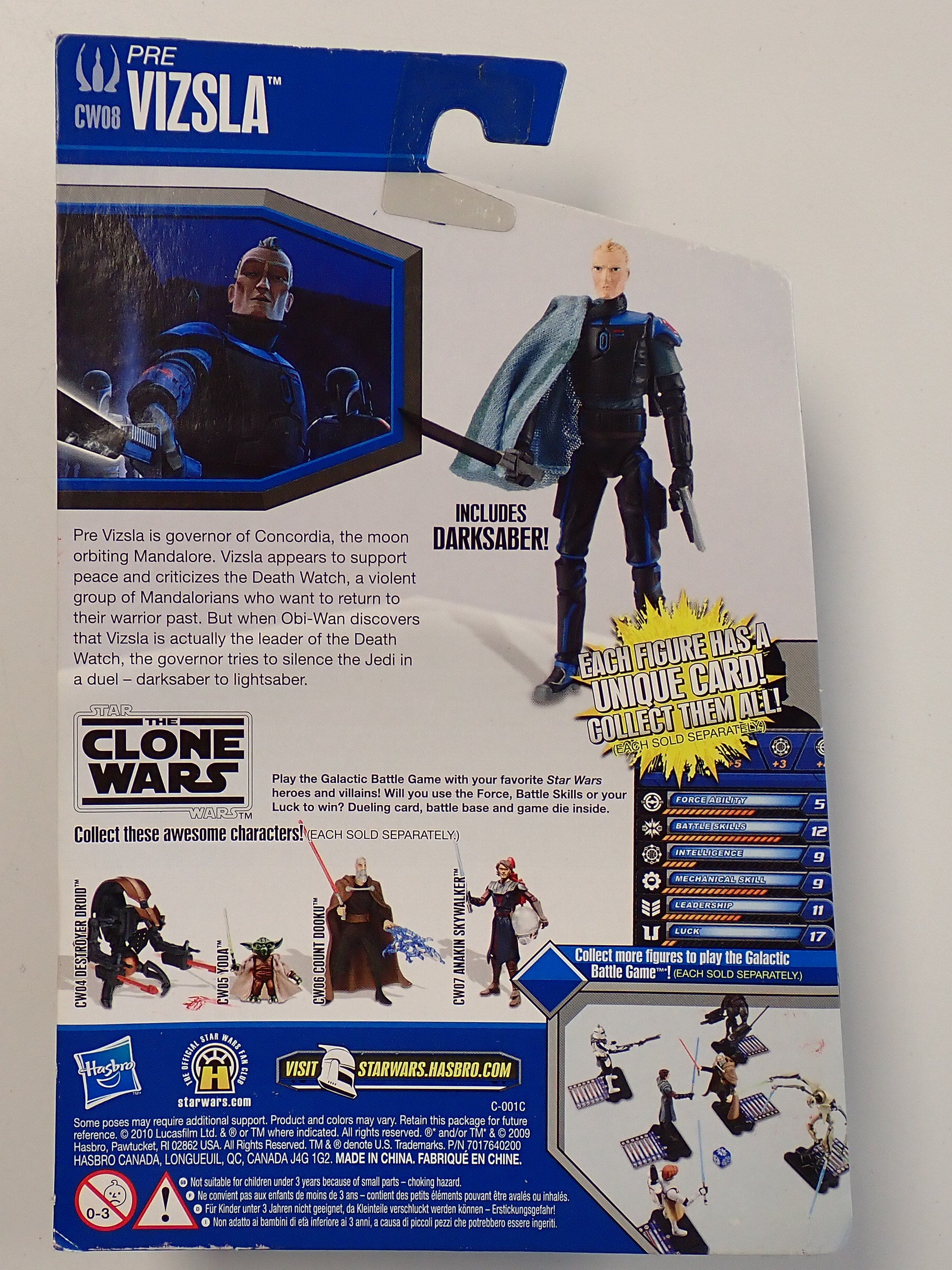 Pre Vizsla, The Clone Wars - Hasbro Galactic Battle [Pre-Owned]