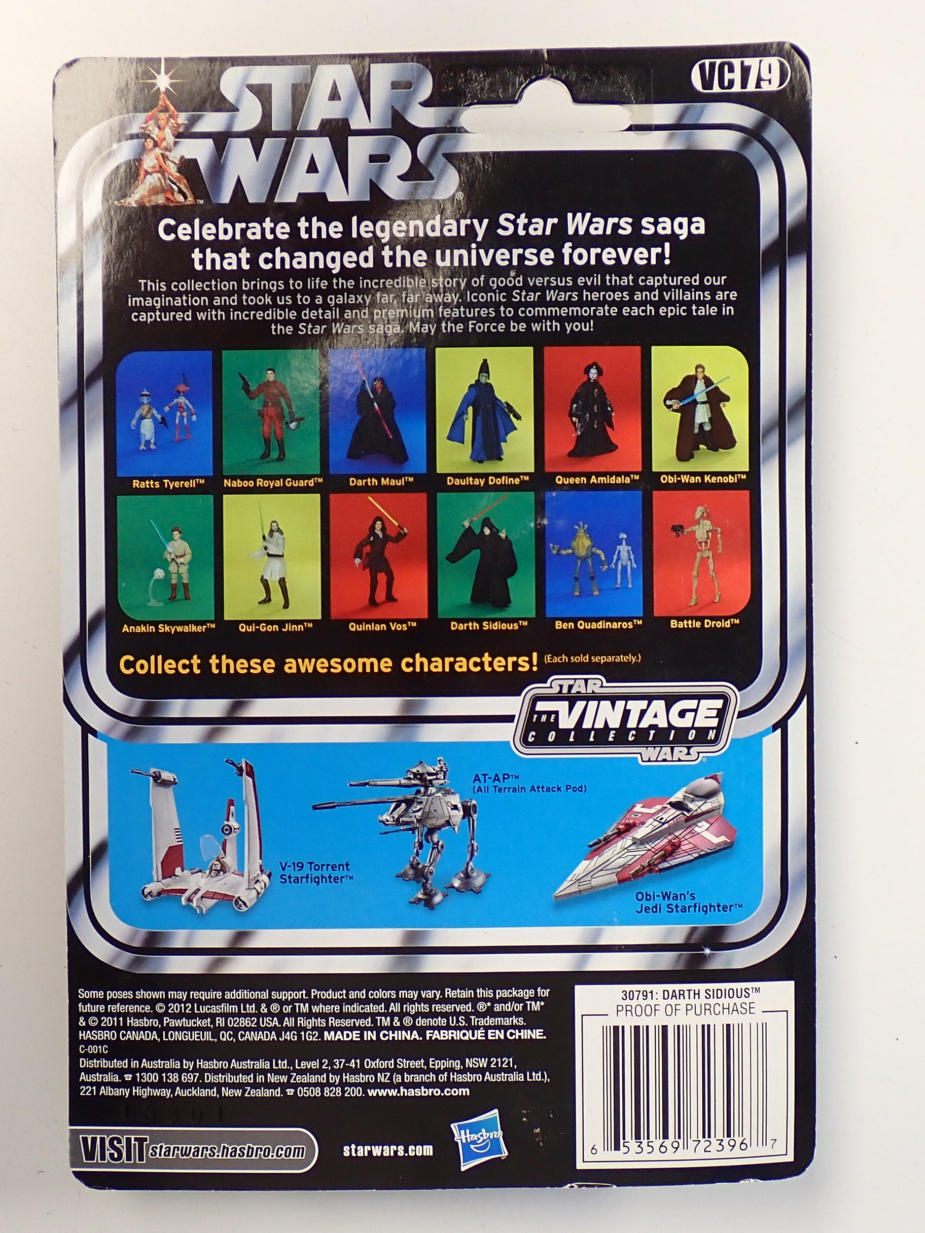 Darth Sidious, Phantom Menace (2012) - Vintage Collection [Pre-Owned]