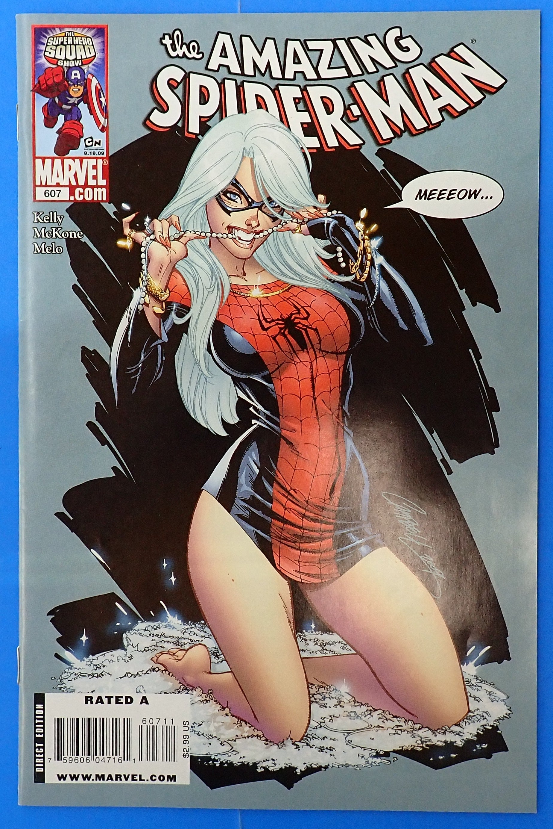 Amazing Spider-Man #607 (2009) - VF/NM (9.2) - J. Scott Campbell Cover